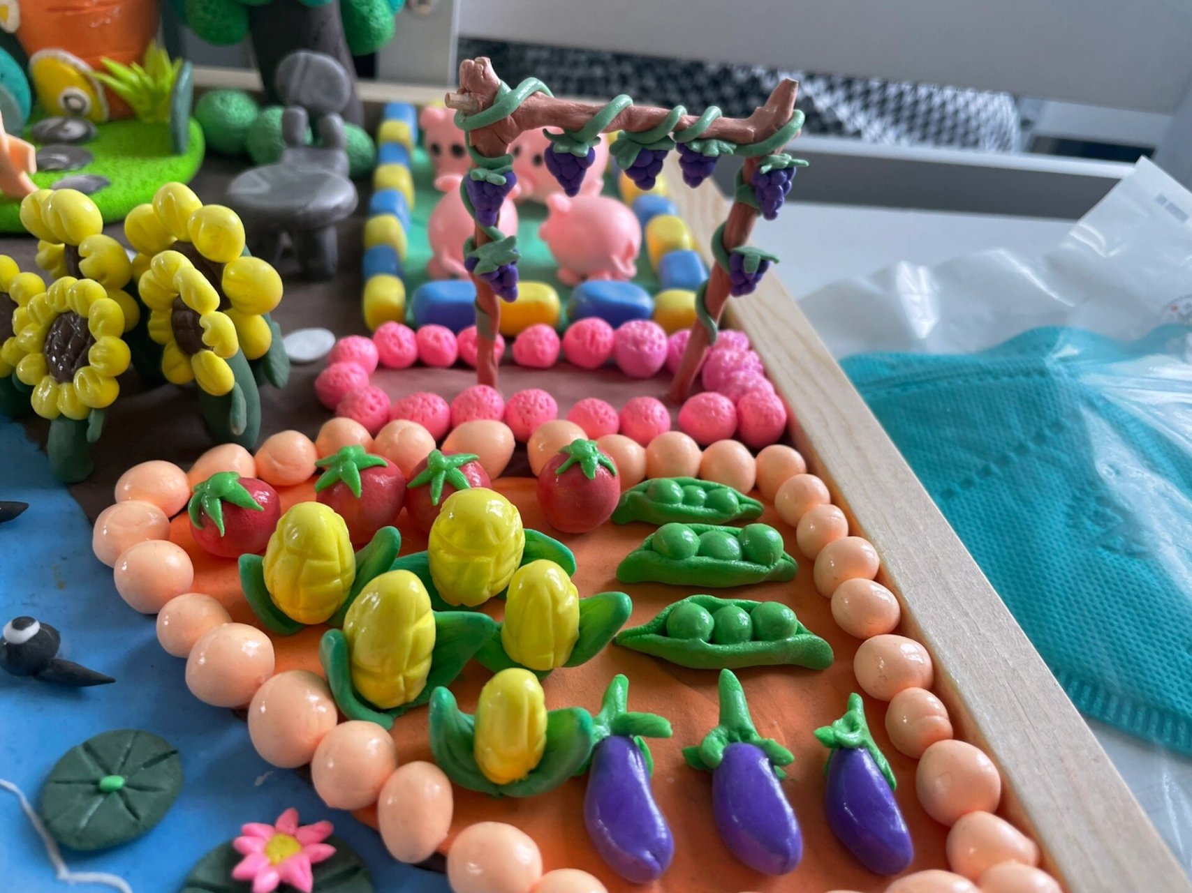 超轻粘土作品 《我的农场》