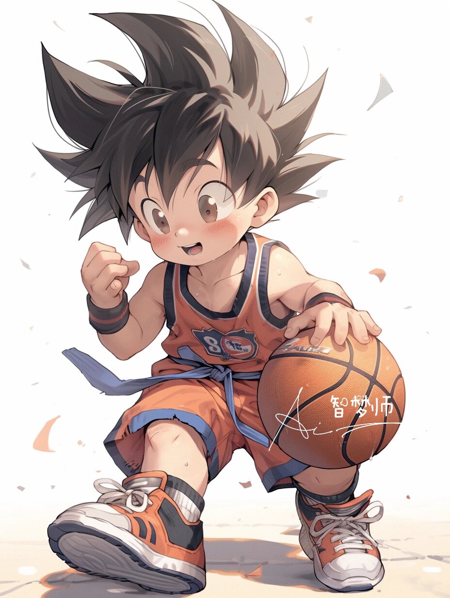 七龙珠94q版悟空:来一起打篮球90吧97