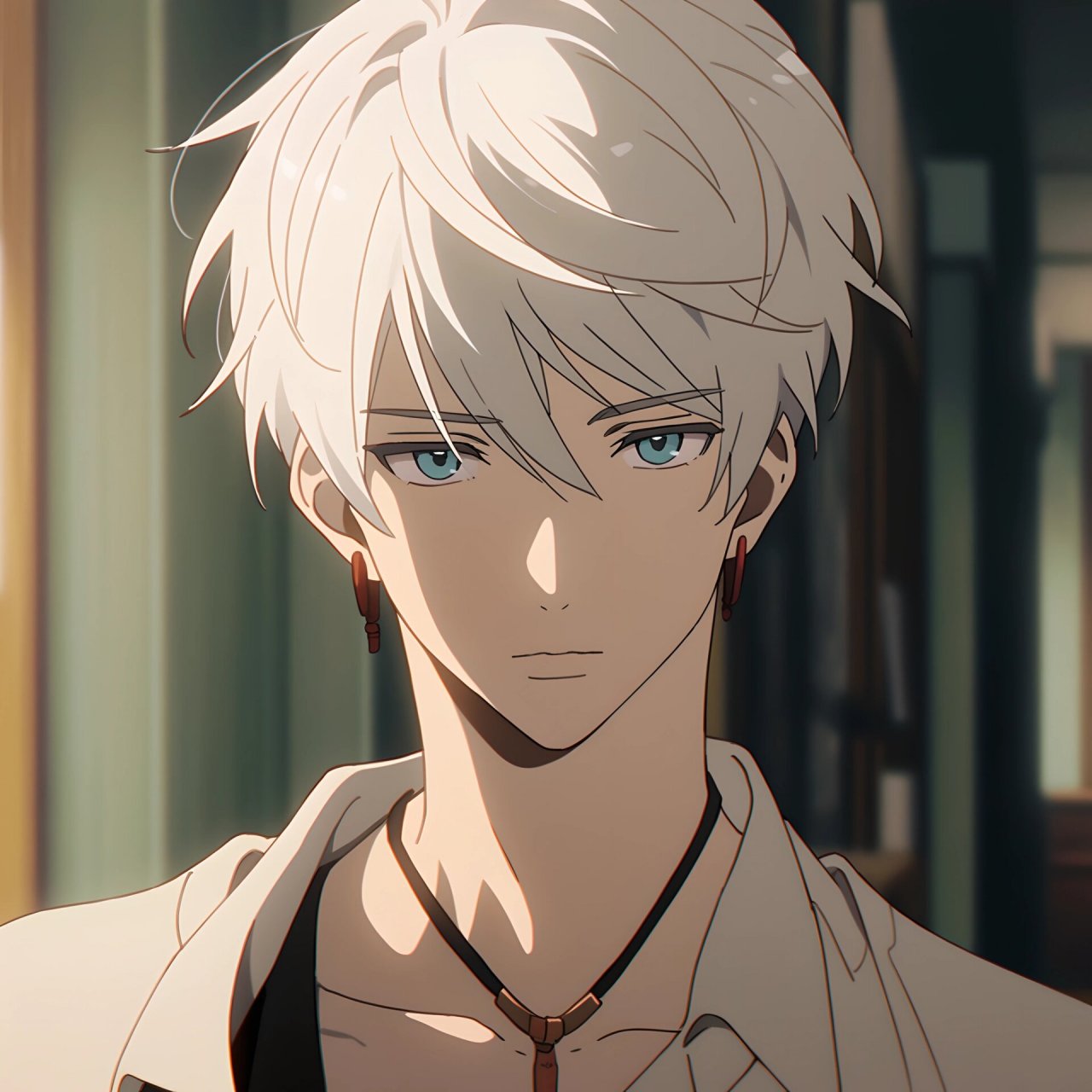 5250白发蓝瞳动漫头像5250 白毛控在哪,让我看到你们的双手