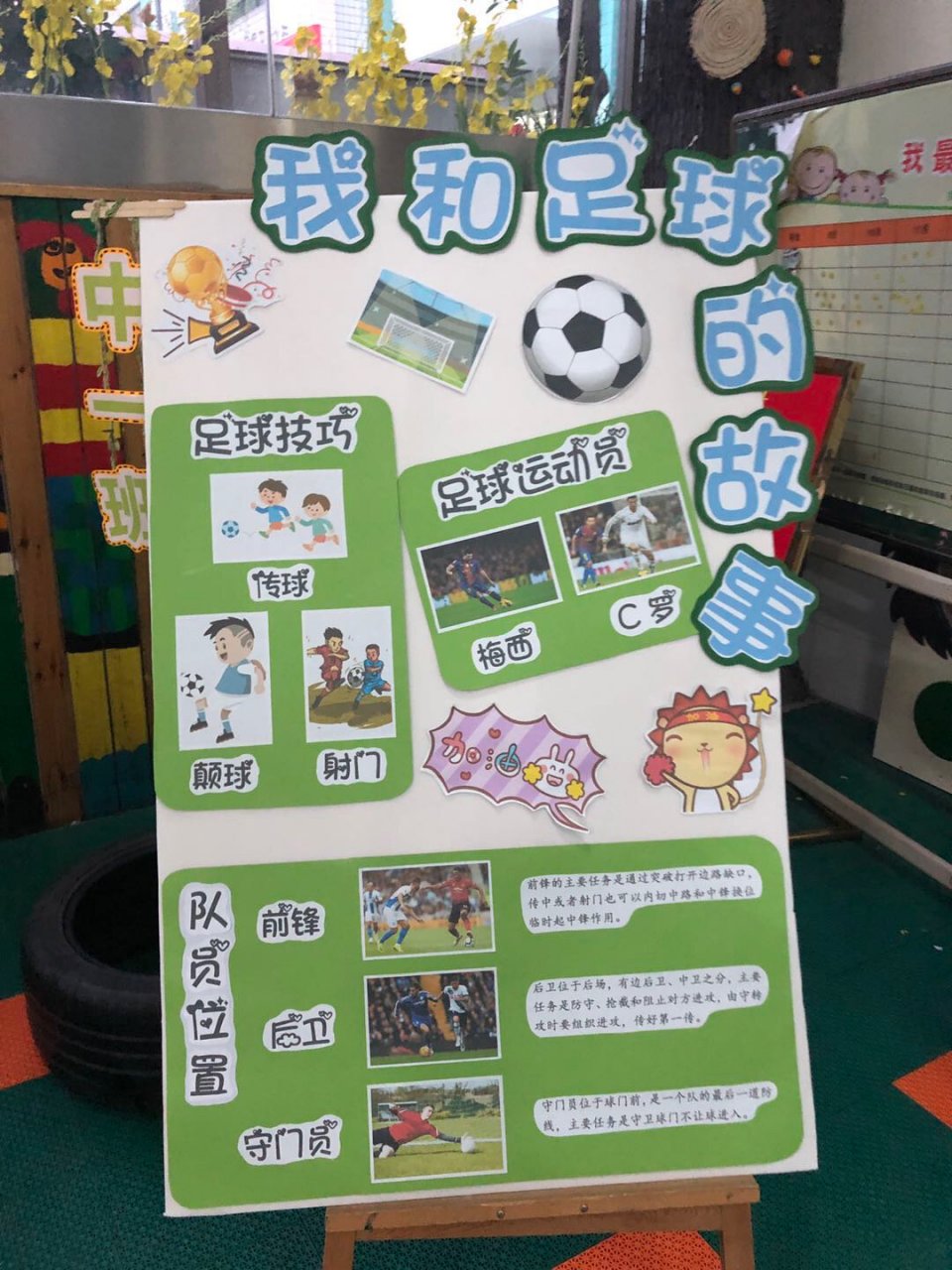 幼儿园足球运动会展板 你最喜欢哪一个版本呢?