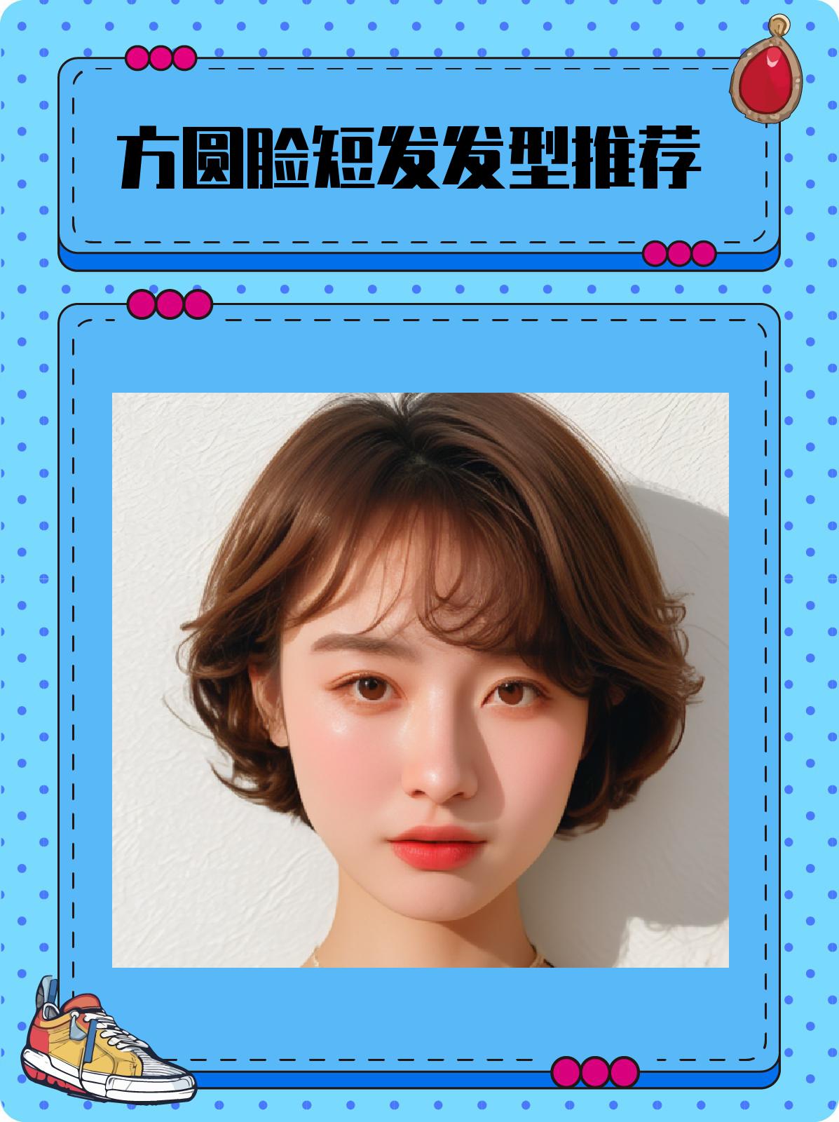 方圆脸短发发型推荐