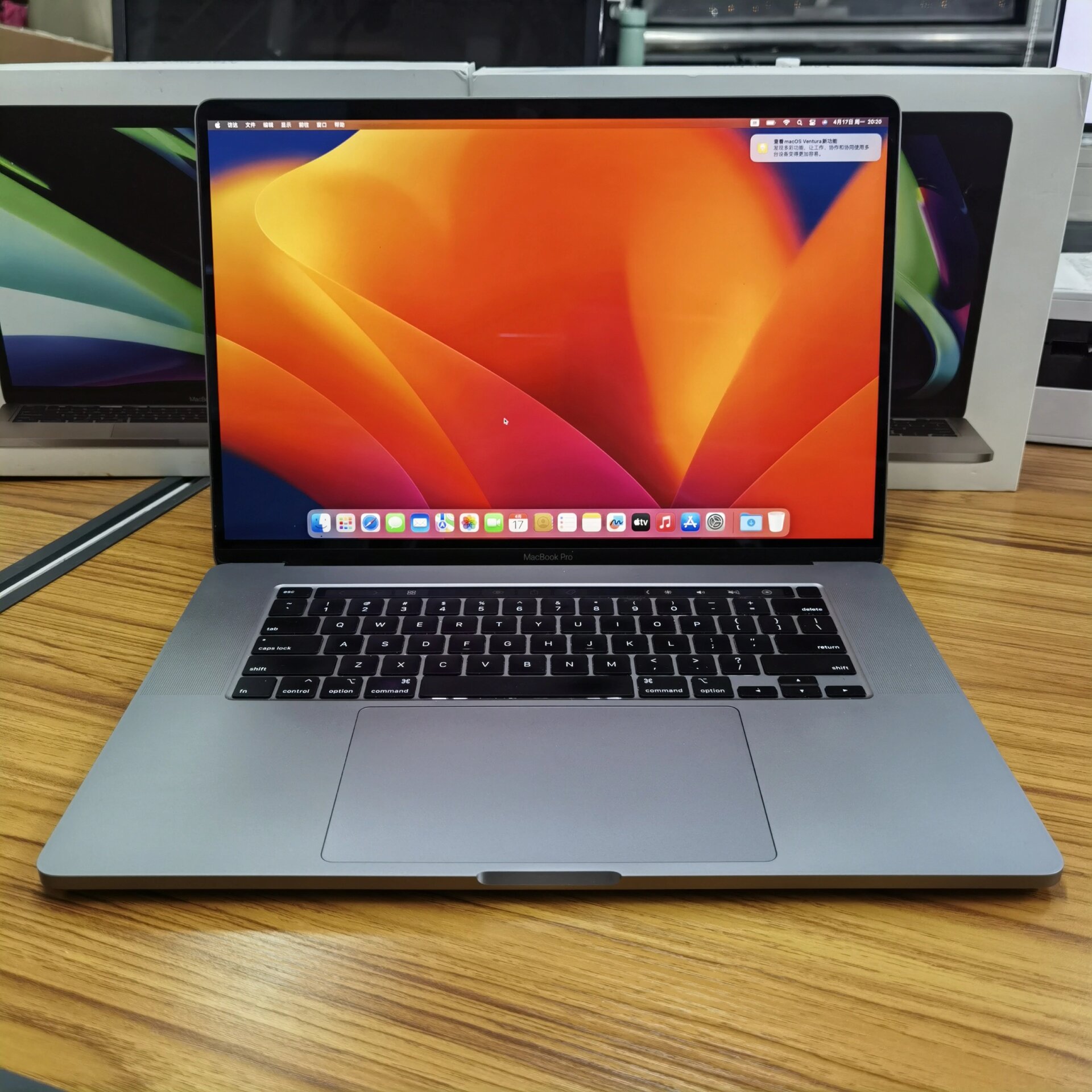 苹果macbook pro vk2 2019款16寸二手笔记本电脑 处理器:i9 2