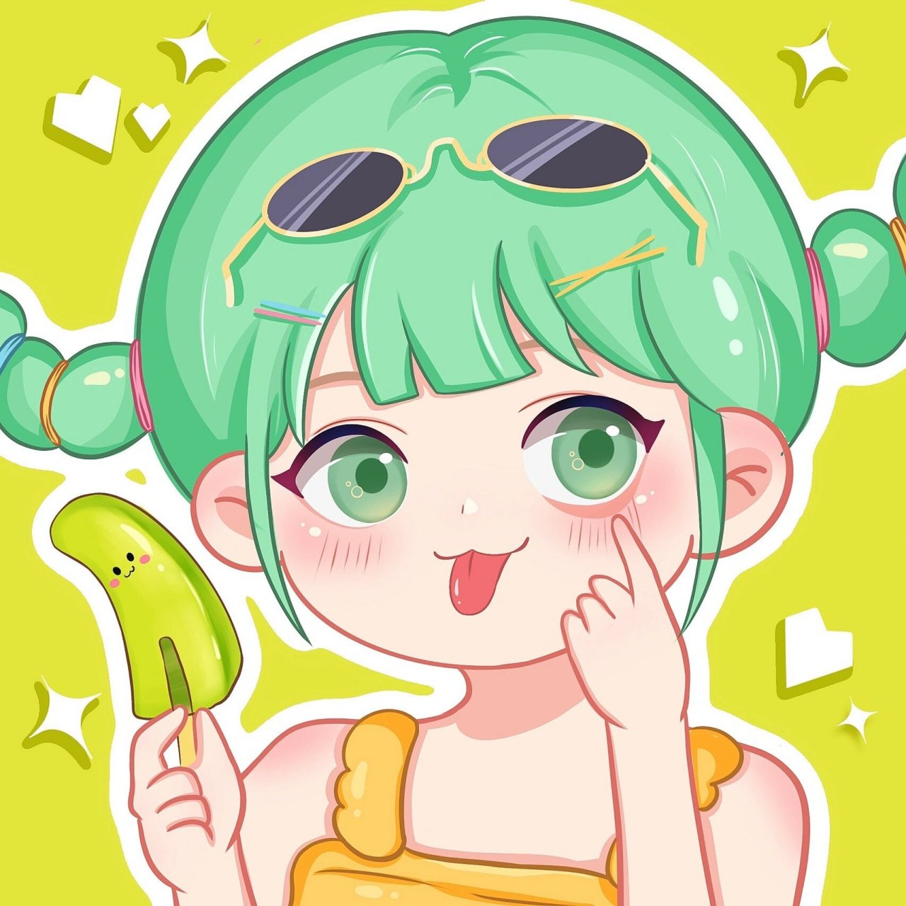 雪糕拟人第一弹|绿舌头雪糕98 小时候夏天必备的绿舌头 童年回忆啦