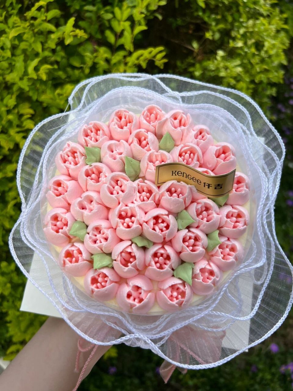 武汉乌梅子酱味鲜花蛋糕 原图直出 忍不住拍一百张 真的好好看啊 山楂