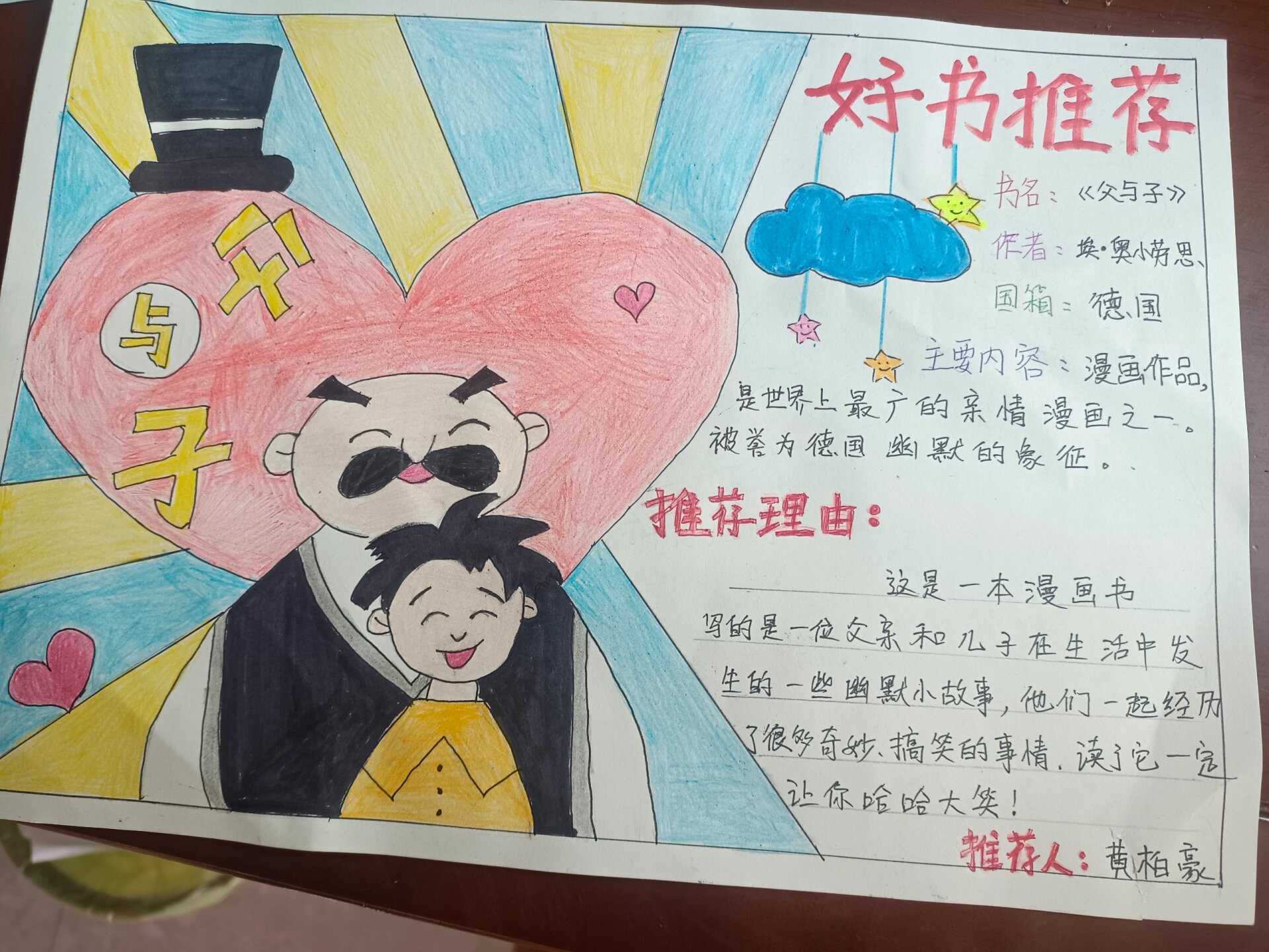 好书推荐手抄报