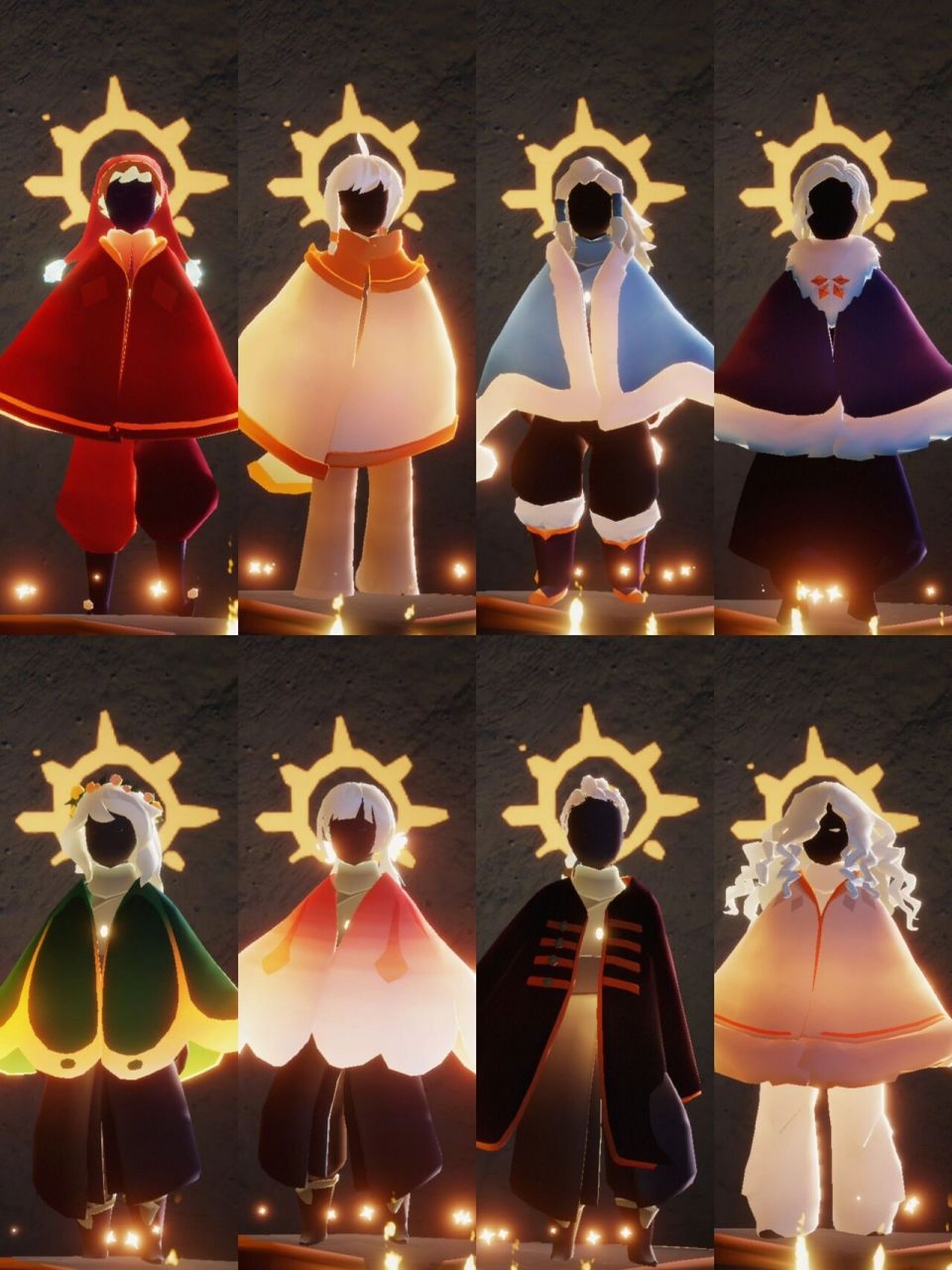 光遇色彩穿搭推荐96colors781599979098