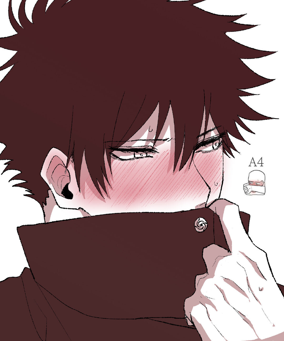 咒术回战 害羞表情包