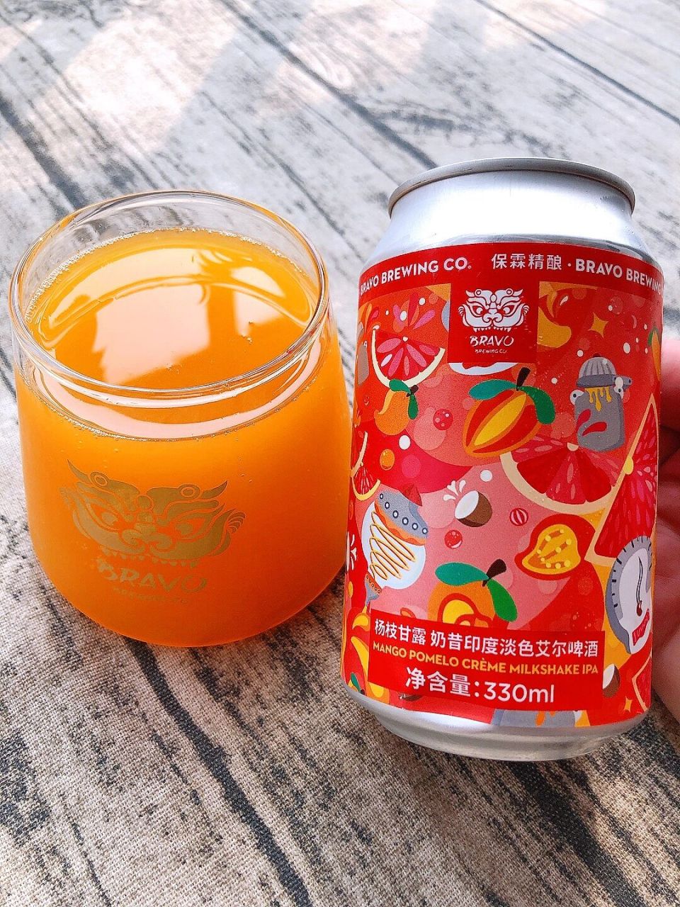 楊枝甘露味的啤酒——保霖·楊枝甘露 保霖的一款奶昔ipa,楊枝甘露