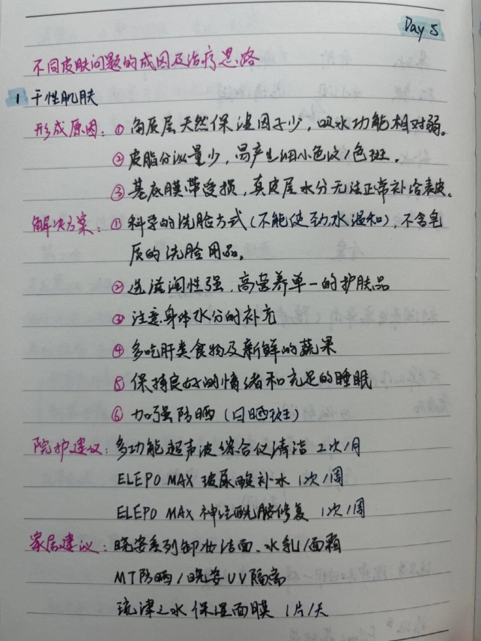 思路笔记 专业的知识储备是作为一个美容师/皮肤管理师必不可少的技能