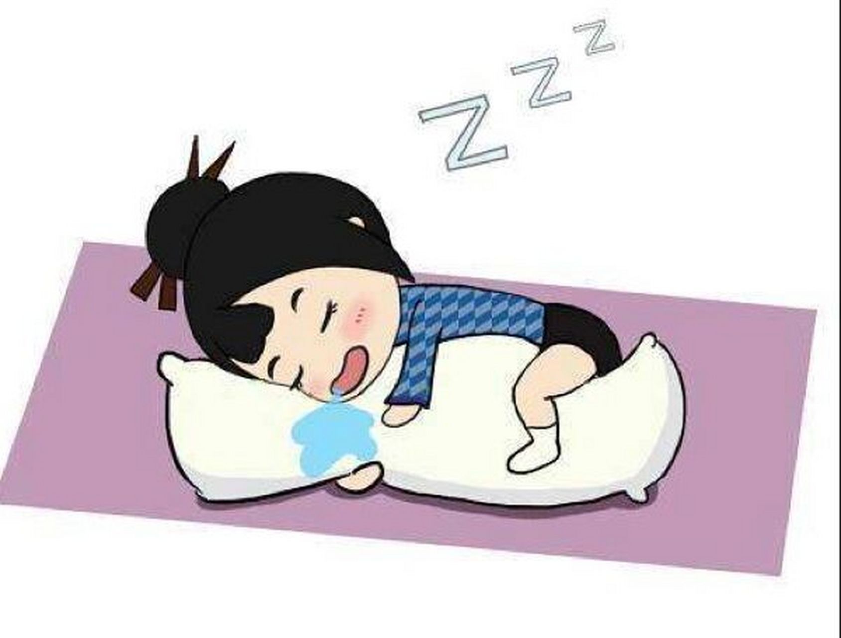 睡觉会流口水的原因 😪 据大家所知的情况就是睡觉的姿势所引起的