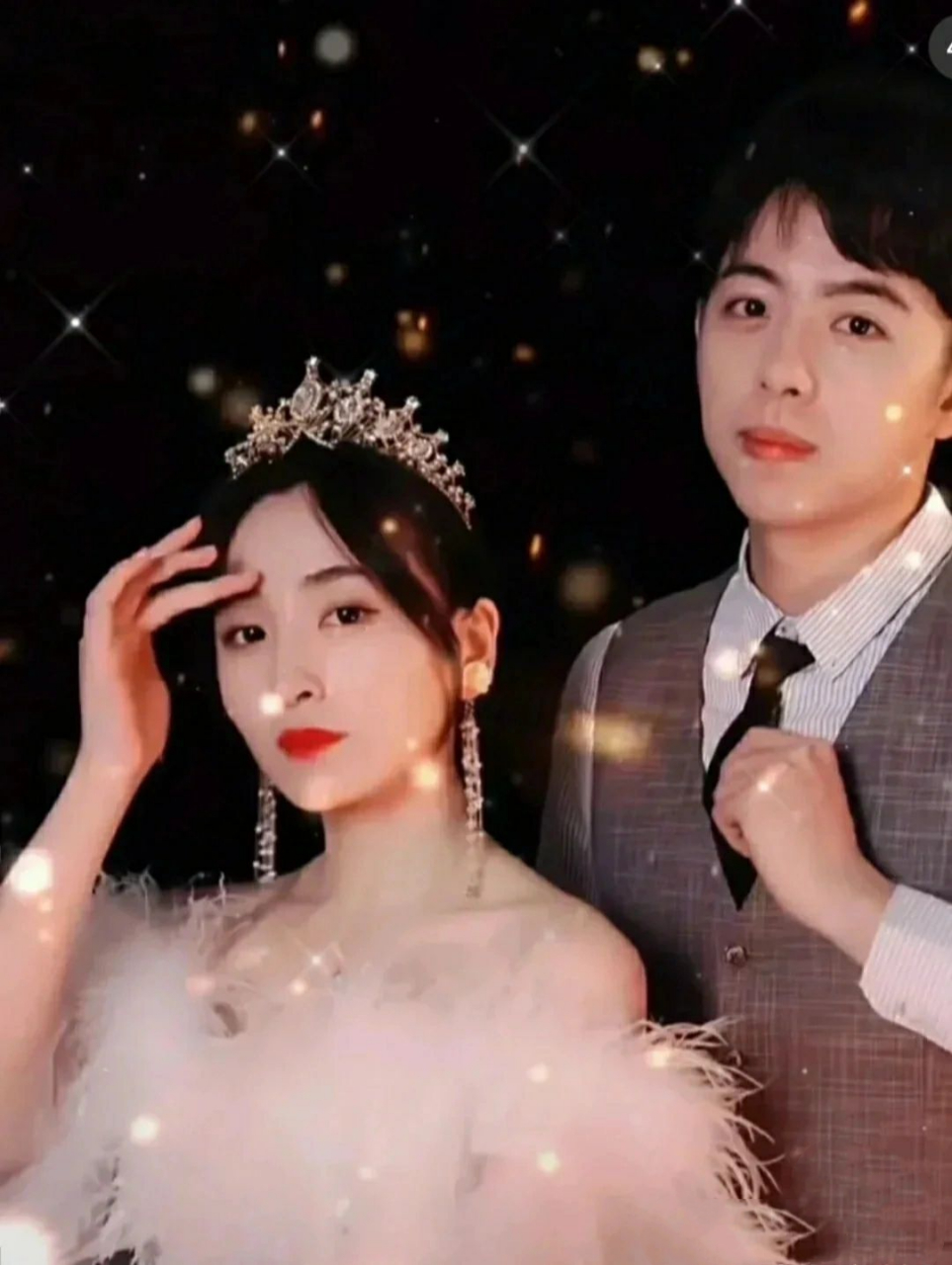 马树和悦儿的结婚照