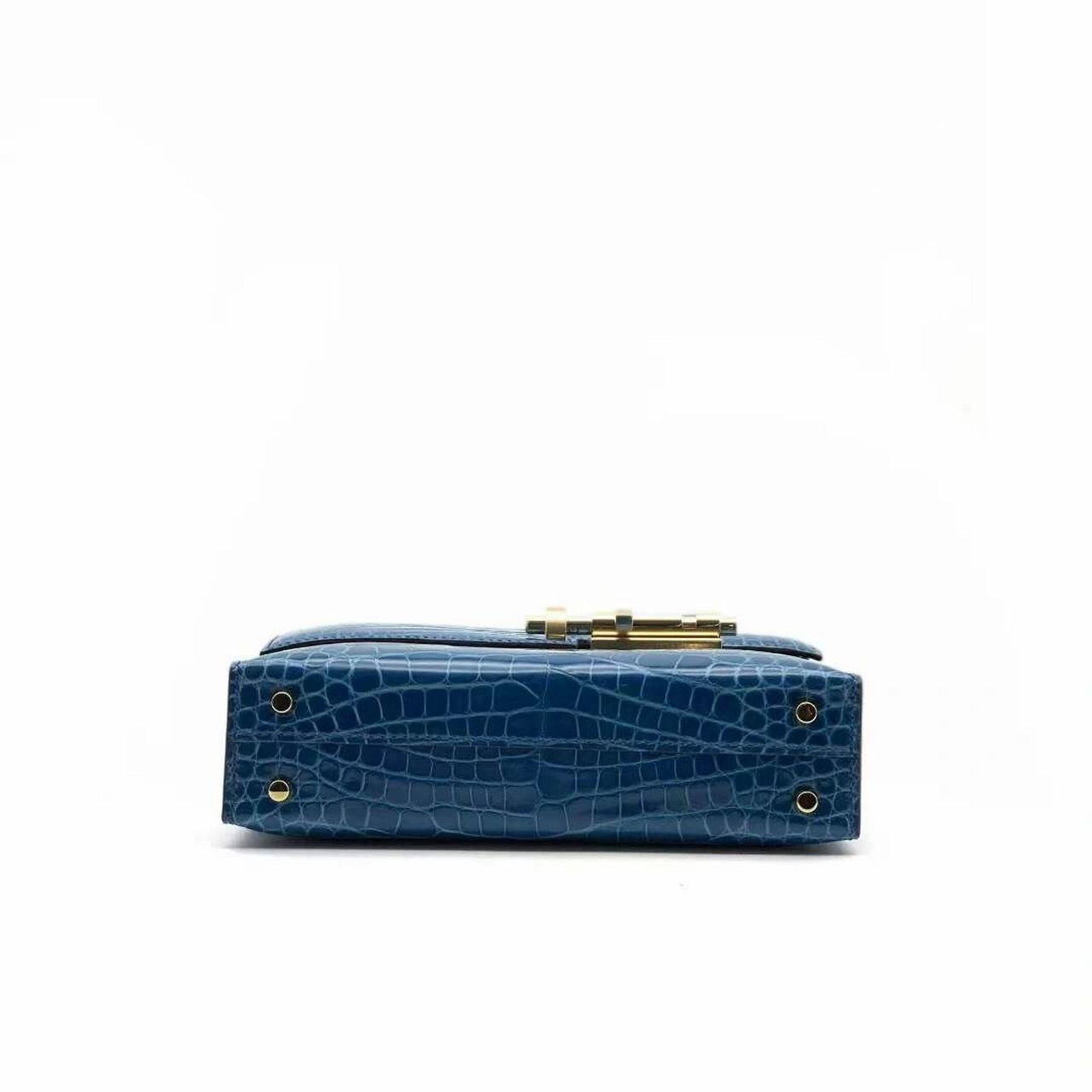 [爱你][爱你]爱马仕verrou系列爱琴海蓝mini手枪包插销包是爱马仕推出