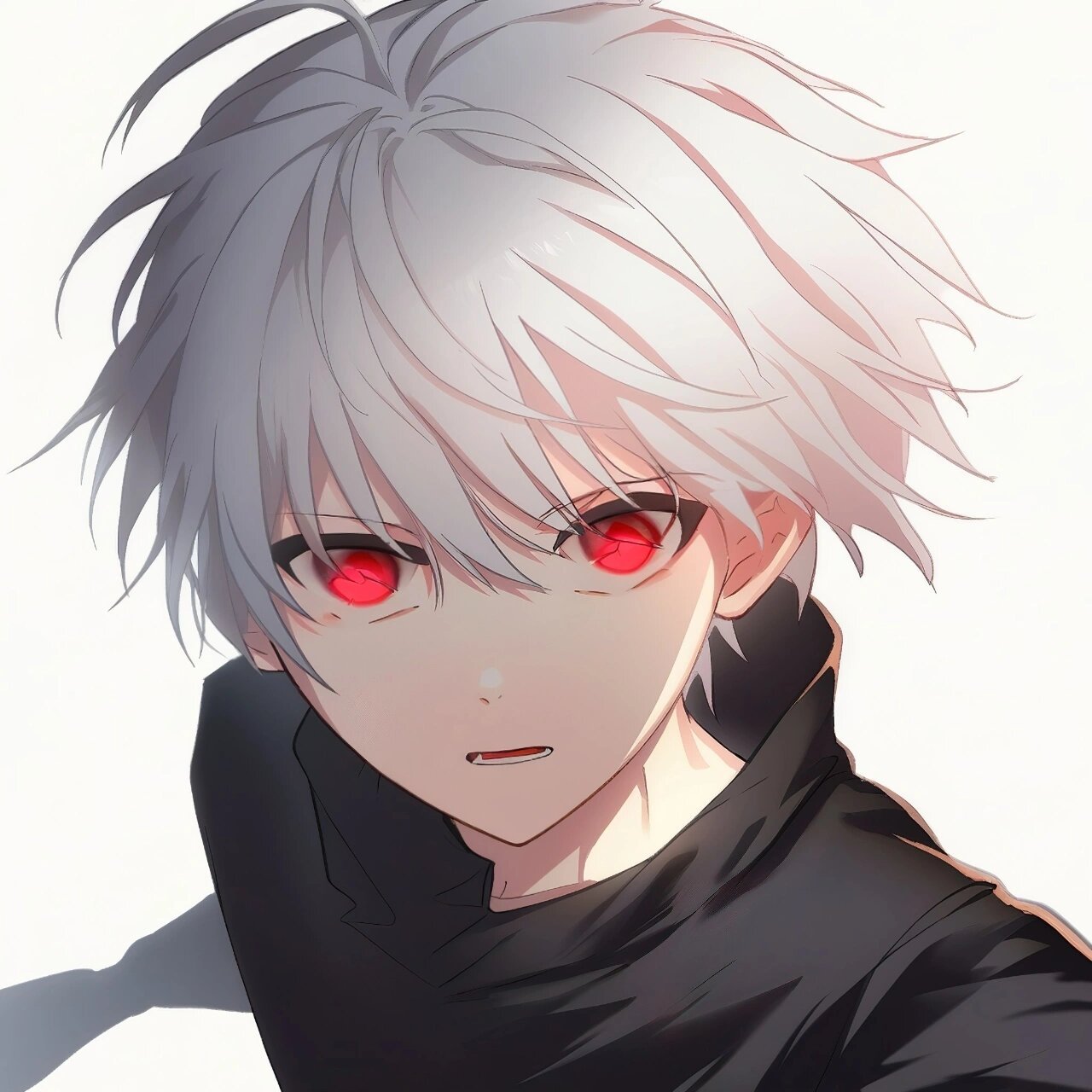 33 简单白发少年 ai作图 #ai绘画# #ai绘图# #头像# #头像分享# #男生