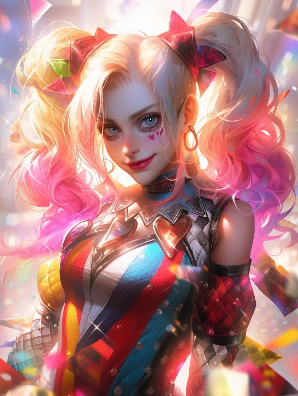 每日壁纸19|小丑女第一集|角色壁纸 在疯狂的阴影中我翩跹舞,我是小丑