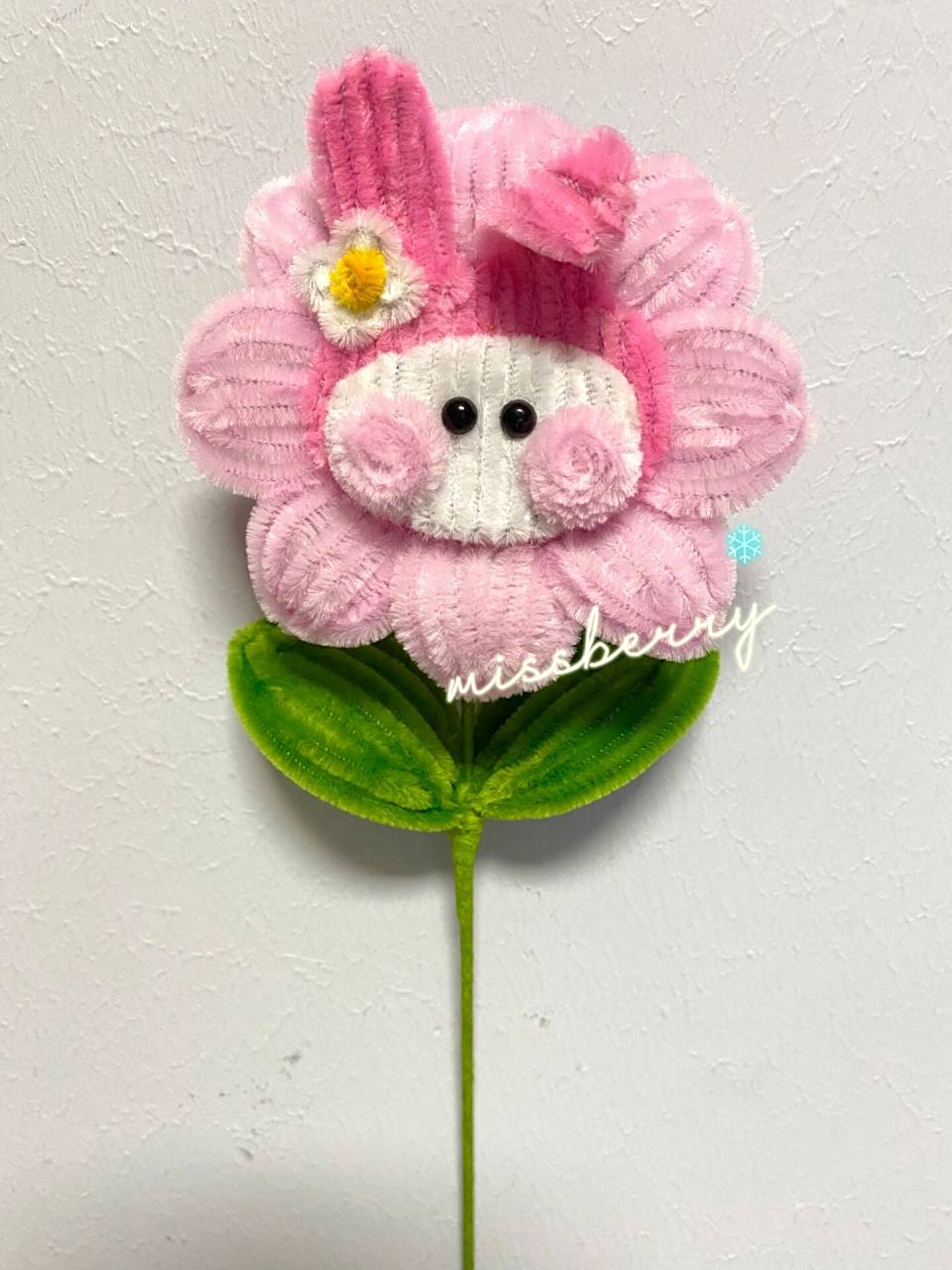 三丽鸥美乐蒂 扭扭棒手工花朵 .