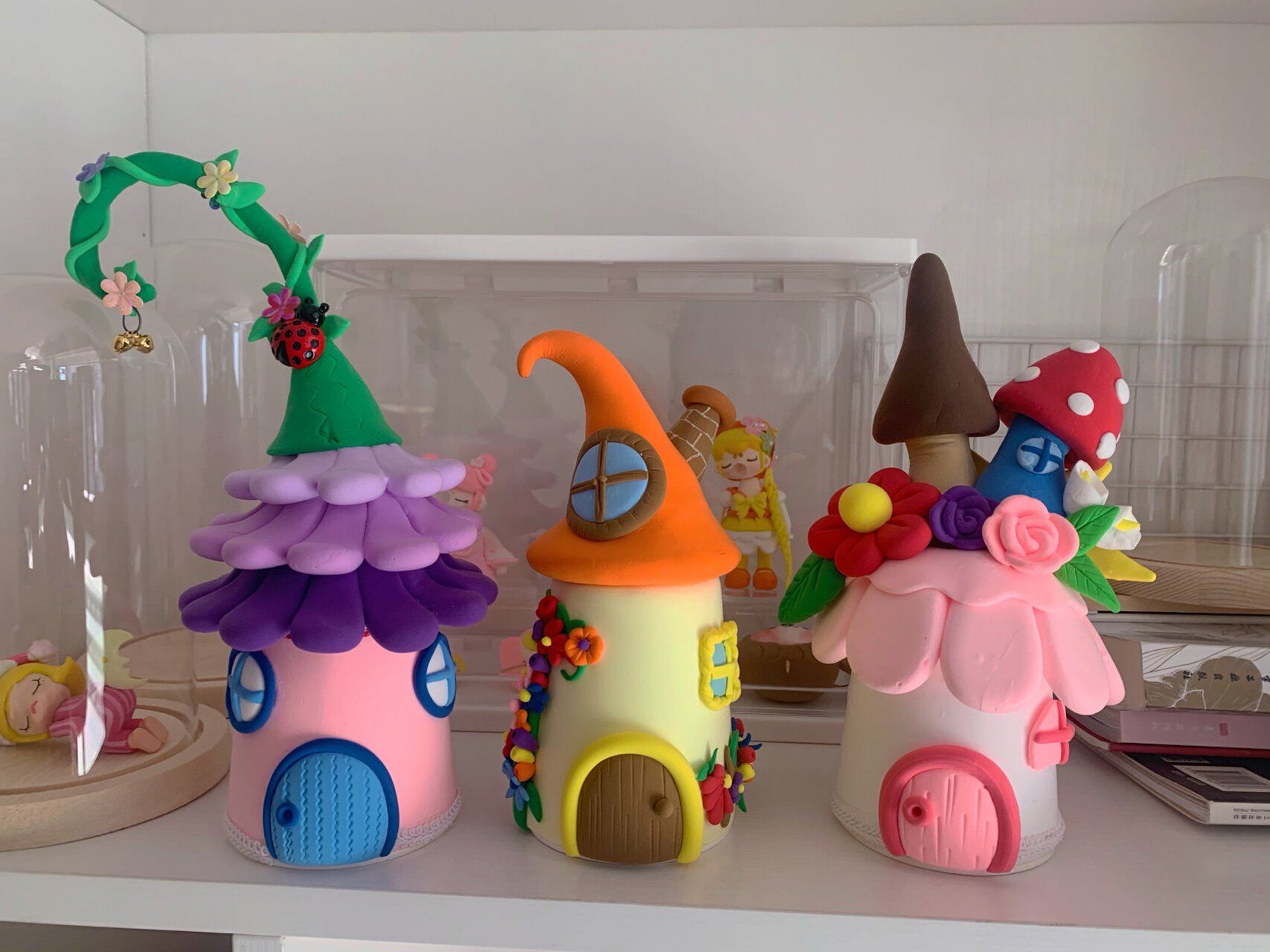 纸杯diy——粘土房子