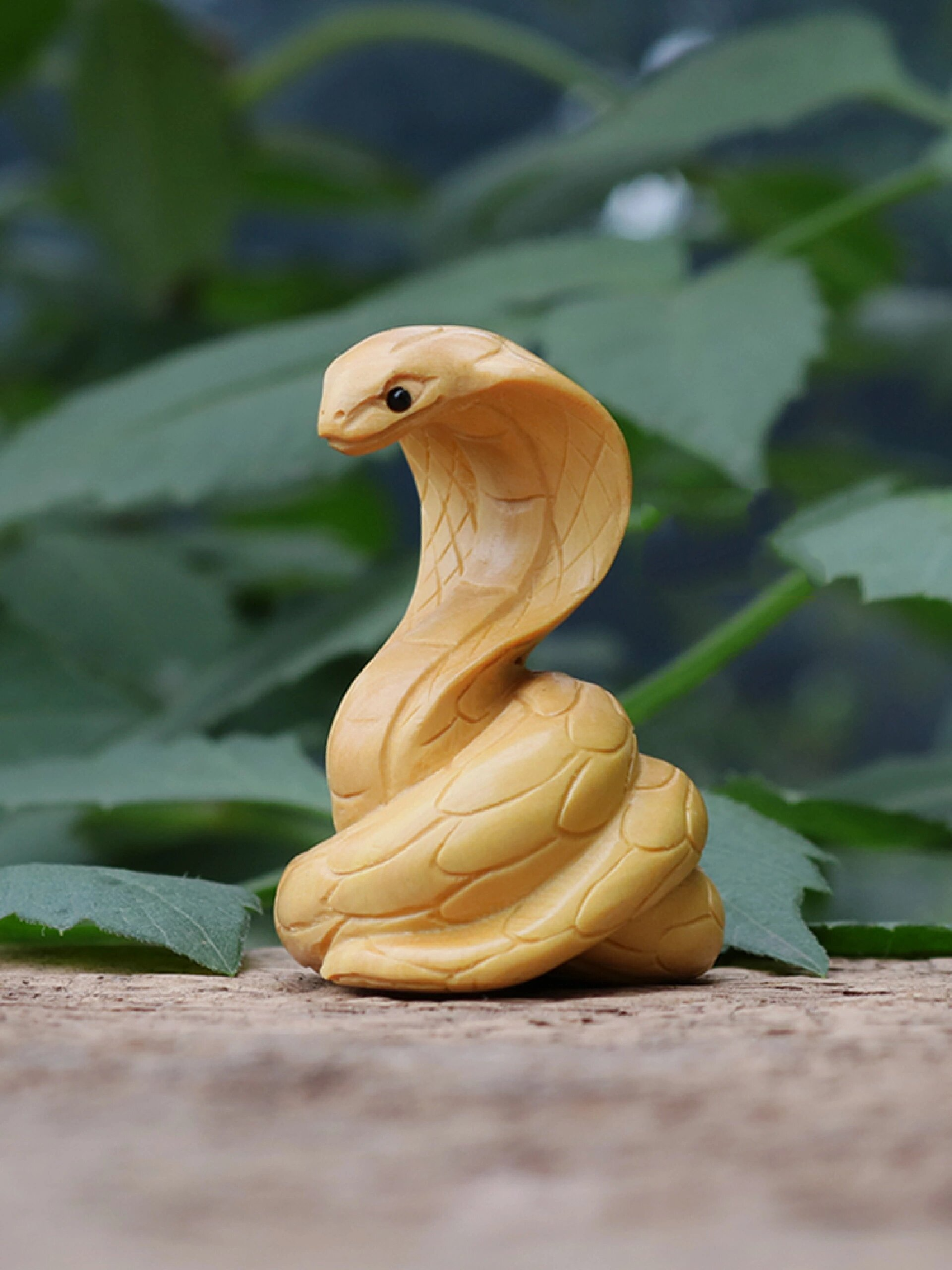 木雕|3种形态的蛇