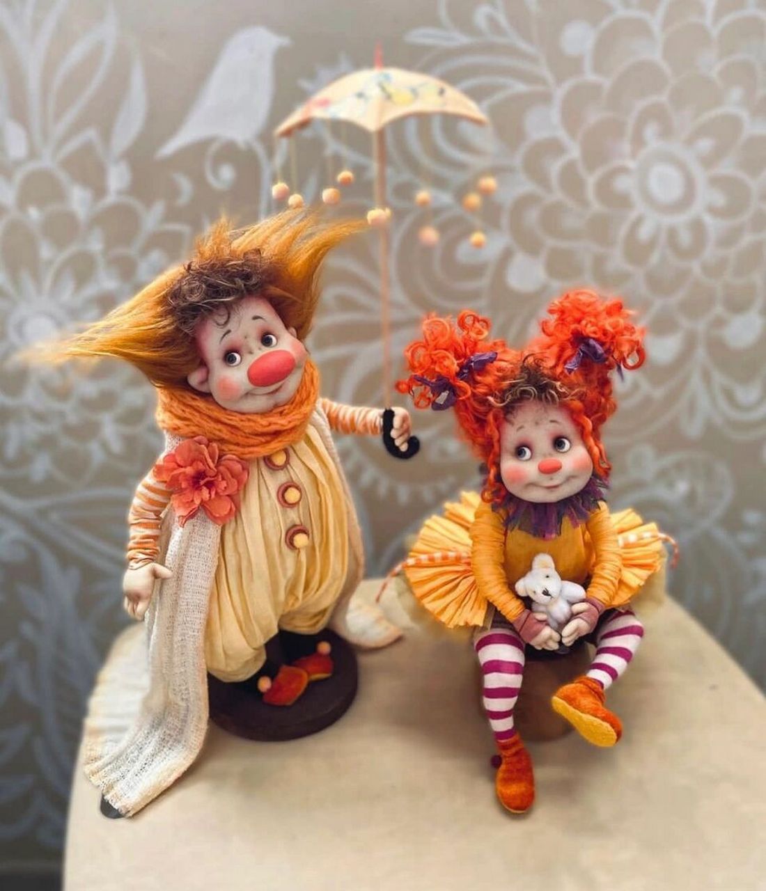 娃娃欣赏98 诙谐可爱的手作俄罗斯娃娃7815 好想捏捏大红圆