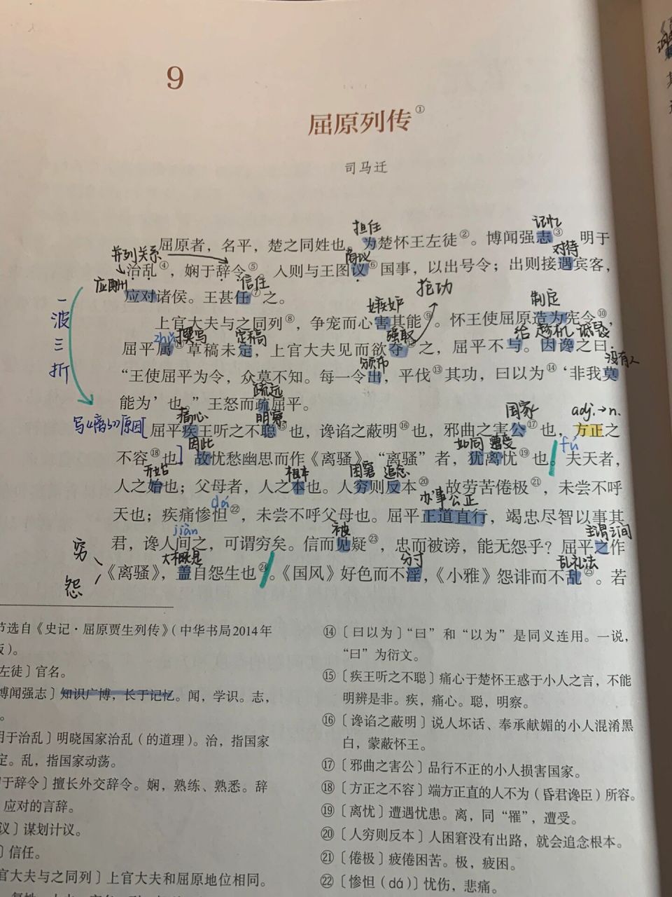 高中语文|《屈原列传》