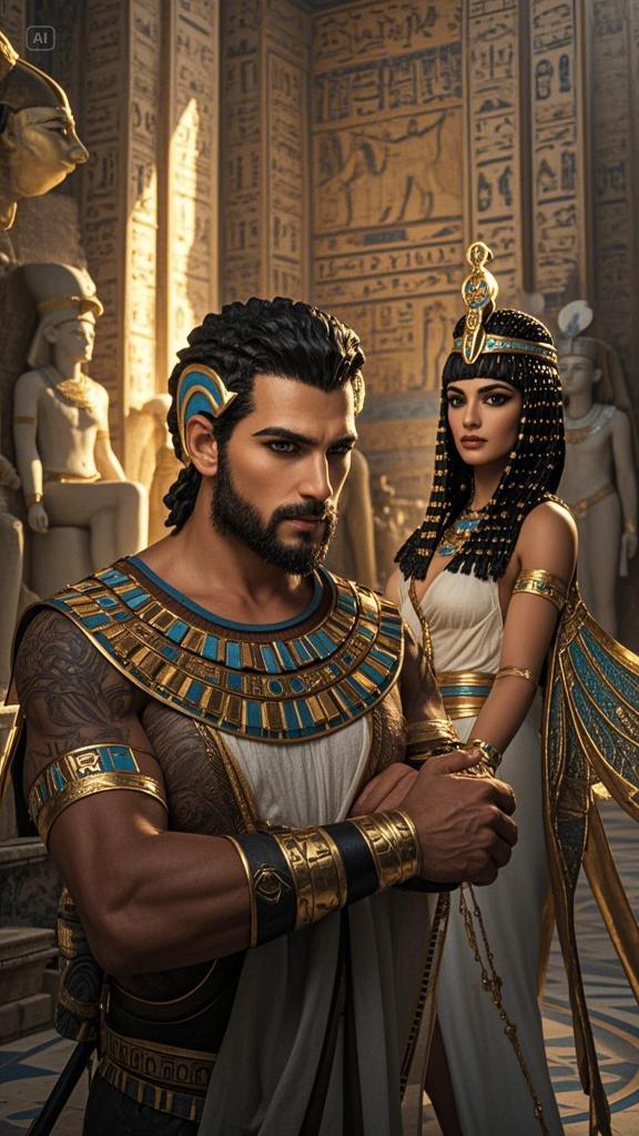 肌肉猛男帅哥壁纸集锦 古埃及法老王及王妃反差 美出高级感 完美身材