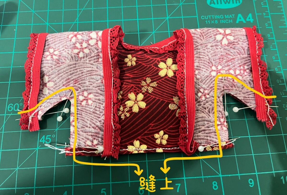 娃衣教程9520cm棉花娃娃汉服5步完成!