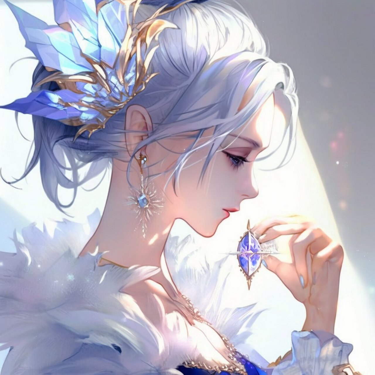 奇怪的珠光宝气头像增加了 mj/nj里自己生成的,私用请随意,谢绝商用.