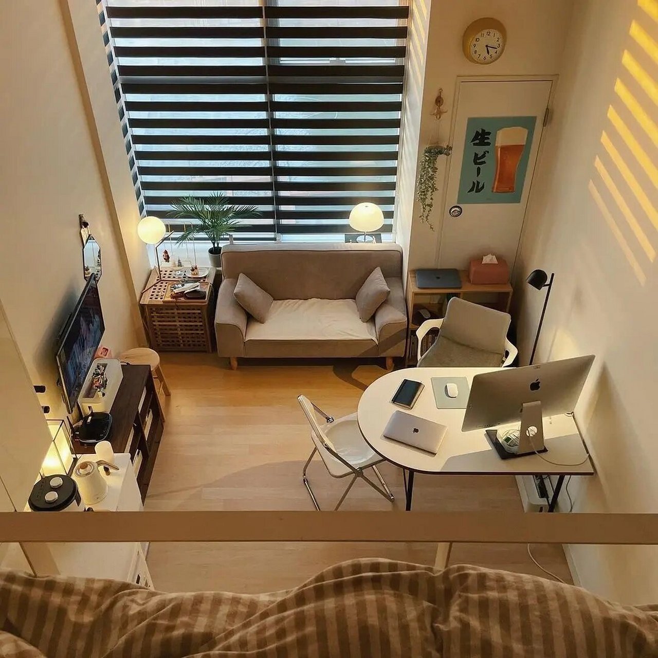 超迷你复式小公寓 你的家里有你的梦 韩国博主@jin_0310 的独居小屋