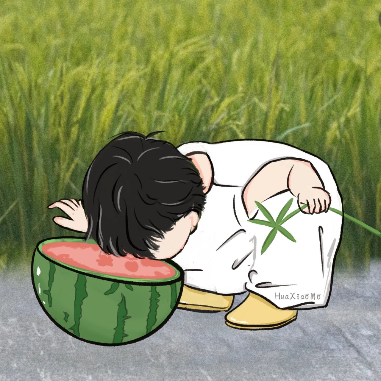 情侣头像|91夏天吃瓜头像 好喜欢91 好可爱,幸福的生活就是一起