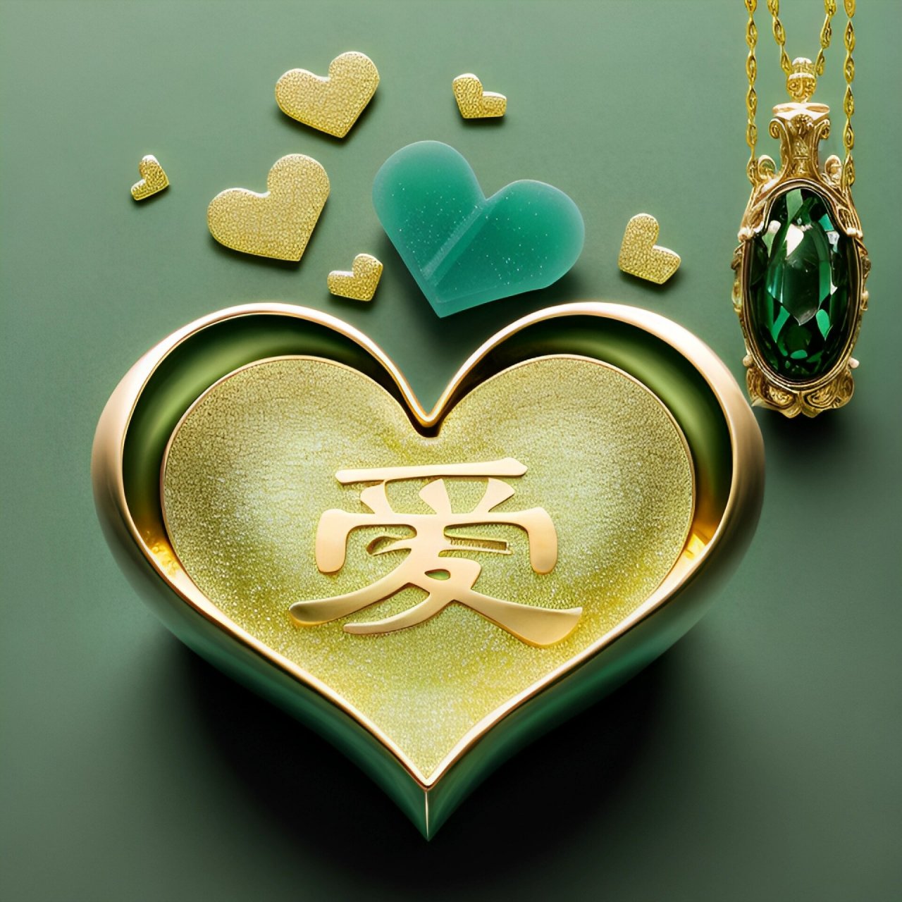 心形艺术姓氏头像