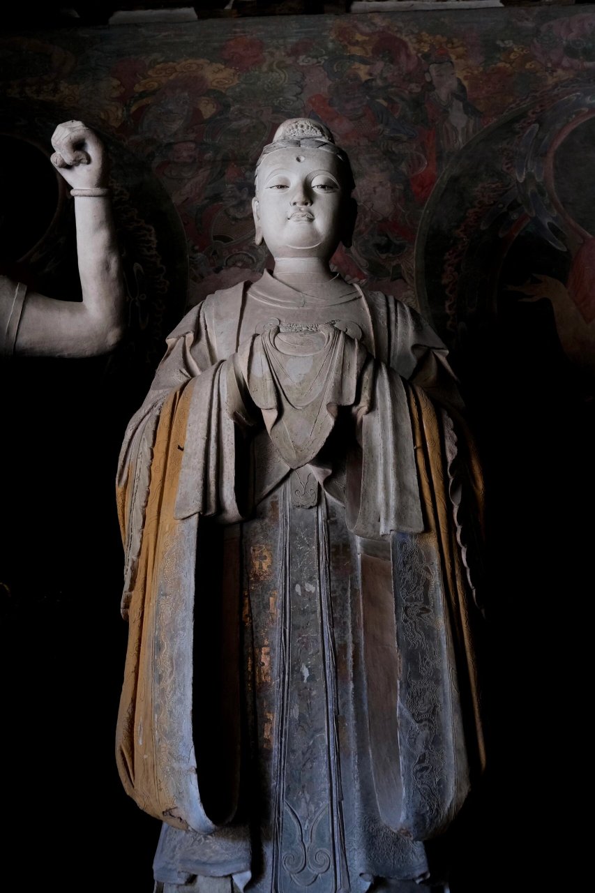 造像之美|善化寺吉祥天女 善化寺大雄宝殿里的这尊吉祥天女塑像,把