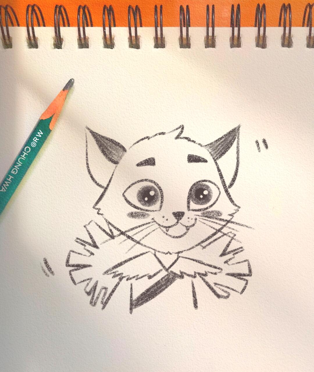 申小豹简笔画过程