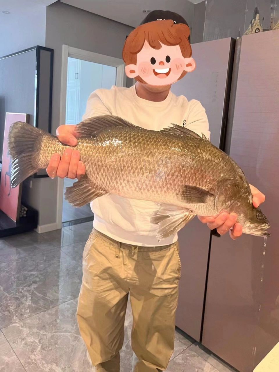 解锁新鱼种金目鲈 今天黑坑意外解锁了金目鲈,拉力真的爽爆了,轮子