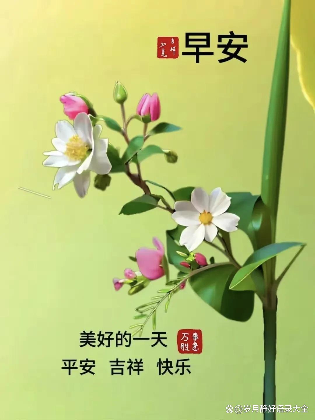 清晨一句问候,胜过千言万语