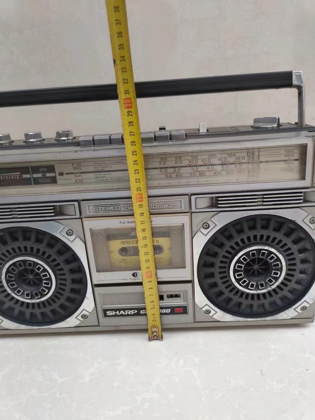 日本夏普6060收录机,收音机录音机正常工作,且声音洪亮 日本夏普6060