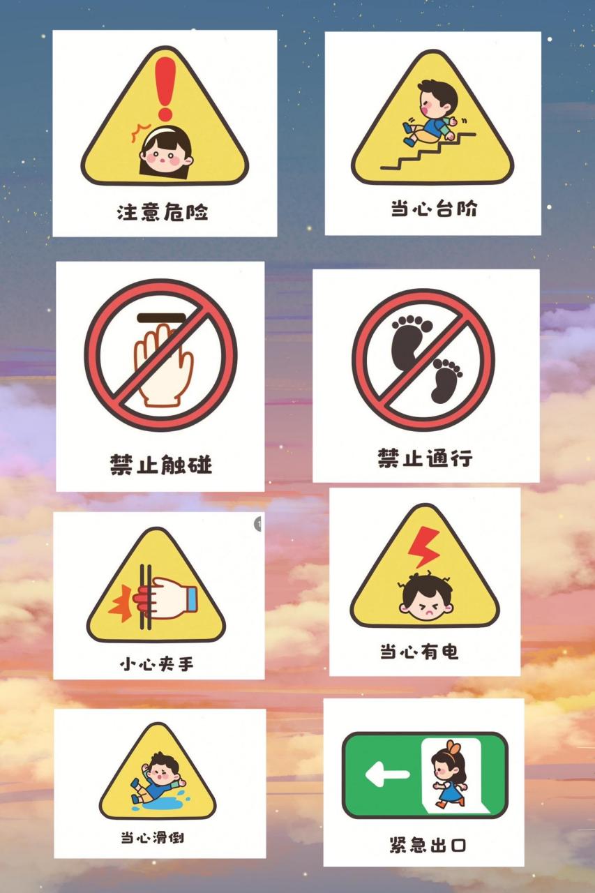 禁止标志 安全标志绘画.禁止通行标志牌长啥样?