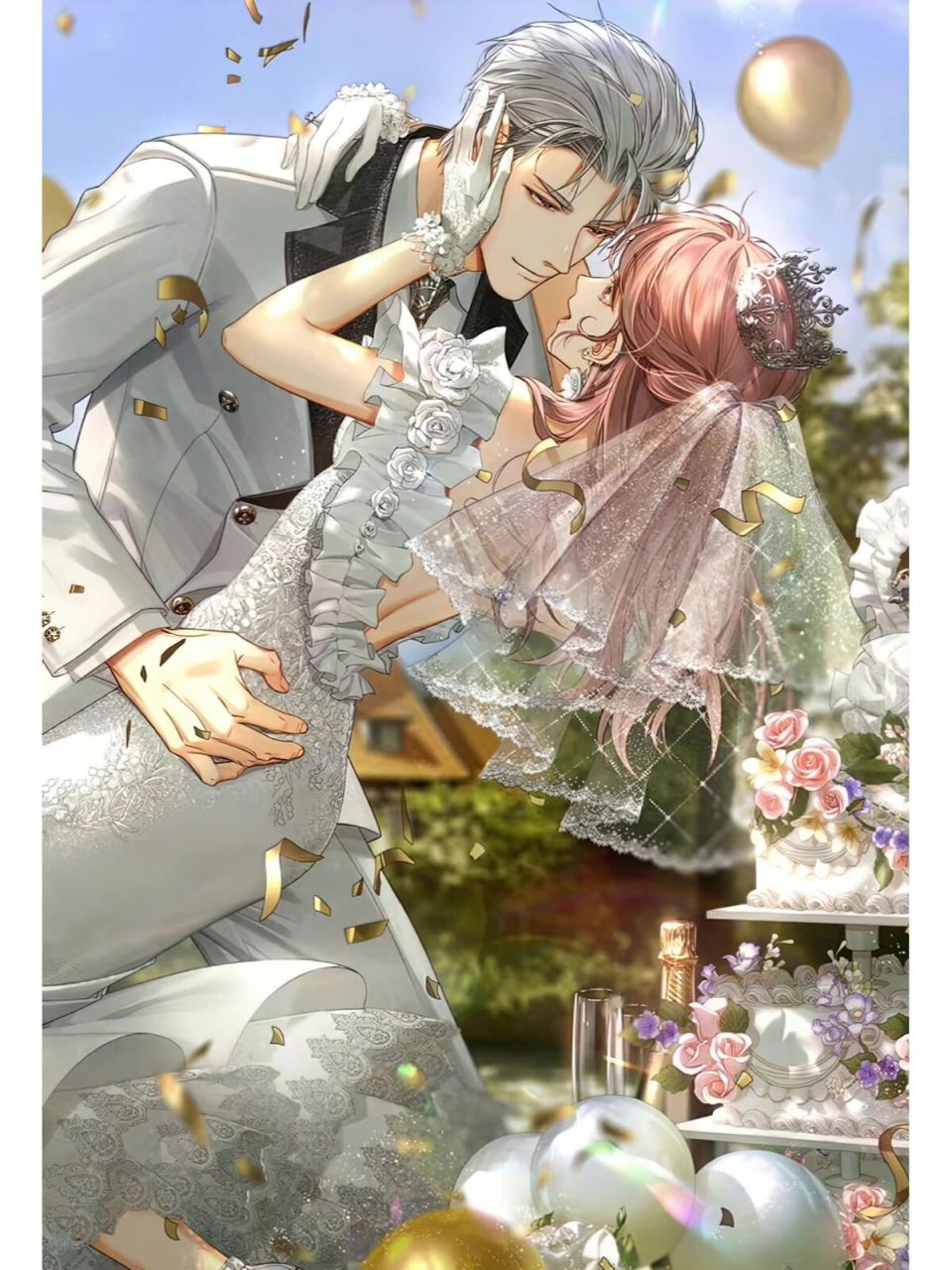 壁纸|光与夜之恋婚卡