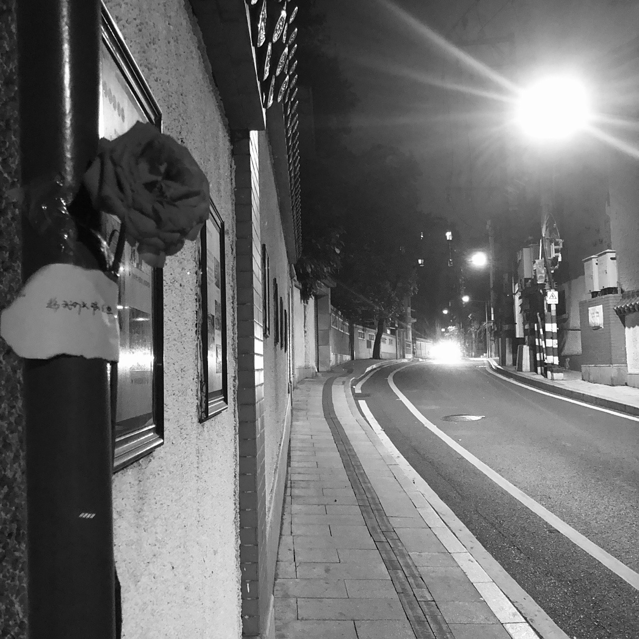 自我感觉黑白照片其实挺伤感的. 发给我朋友,他来一句:嗯?阴间特效?