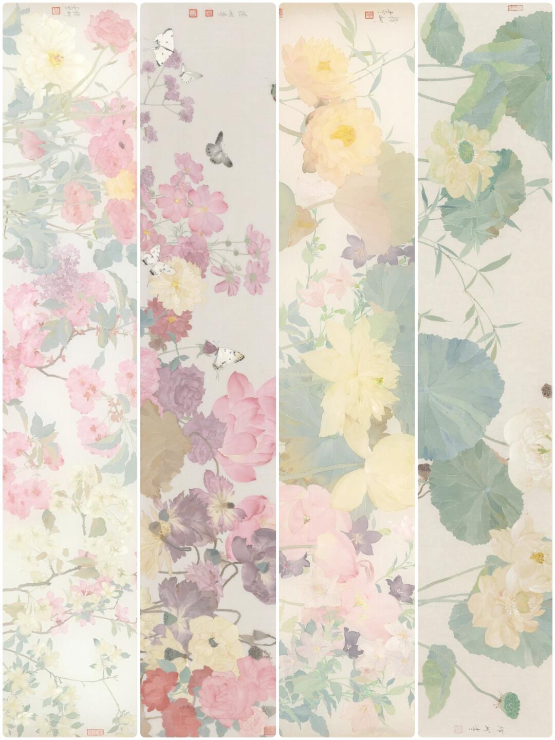 杨娜老师的这组没骨画也太仙了吧!