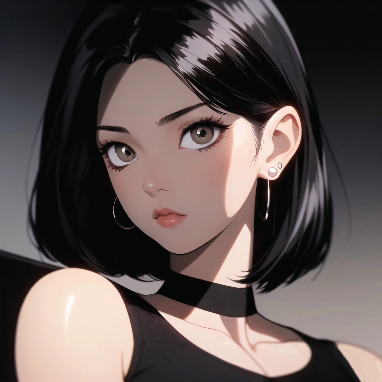 旧漫头像|气质短发小姐姐御姐穿搭