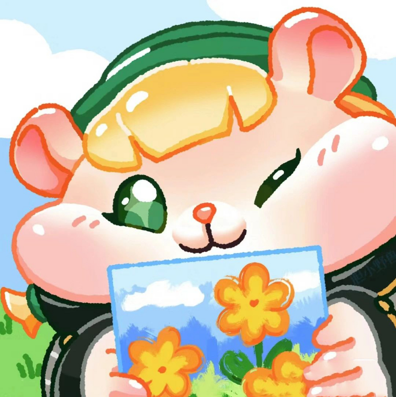 仓鼠米仔头像 每个颜色的都有