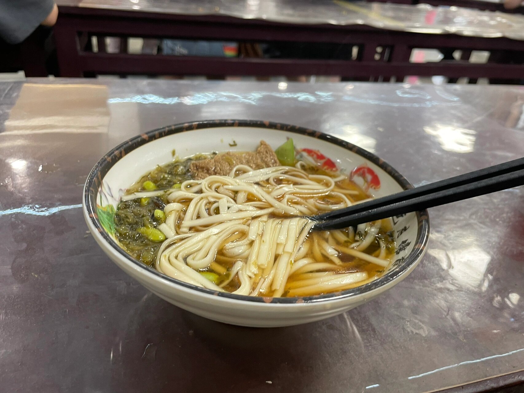 一定要去灵谷寺斋堂吃素面 灵谷寺里有两个地方可以吃素面 11566