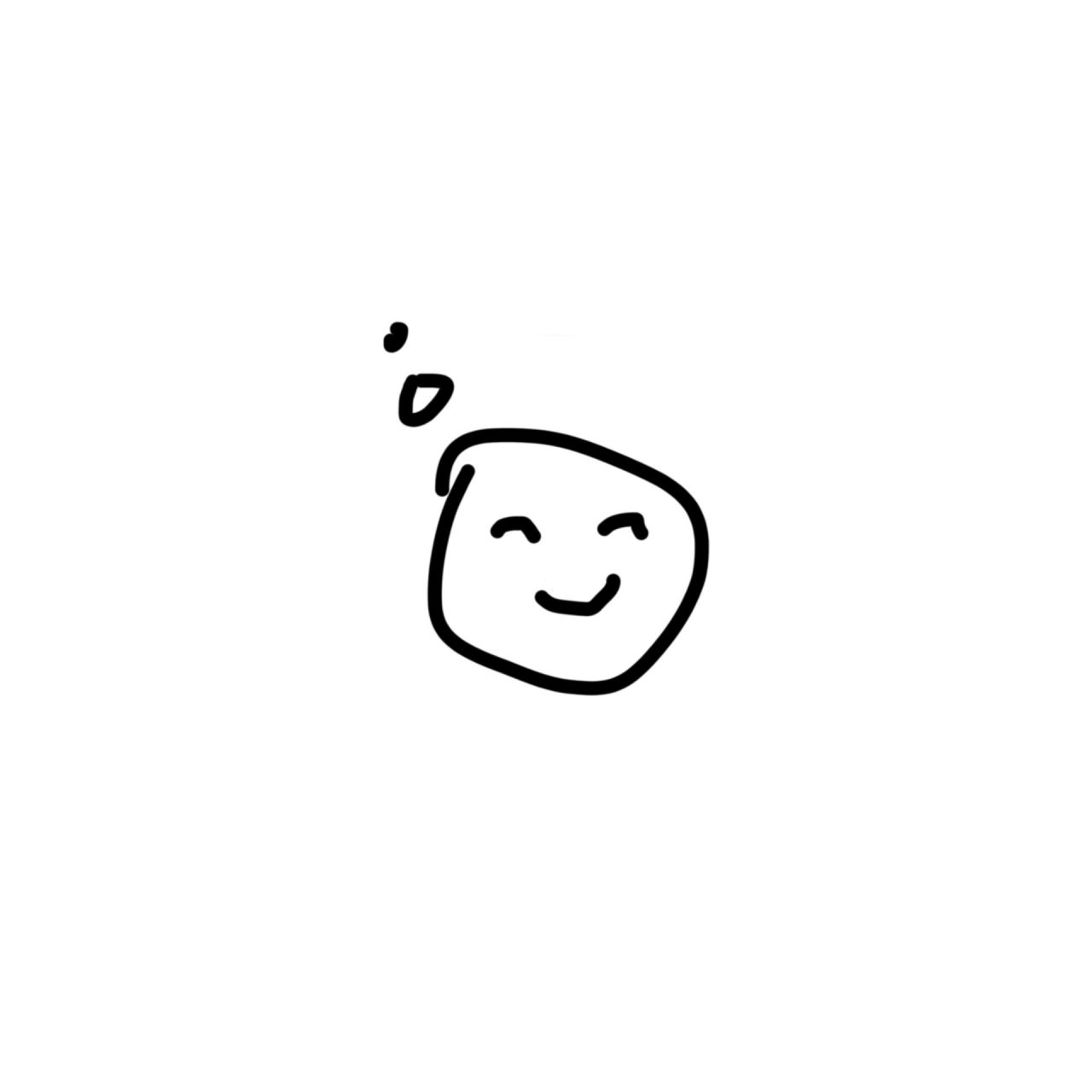 简单情侣头像 简单小众情头 简笔画头像