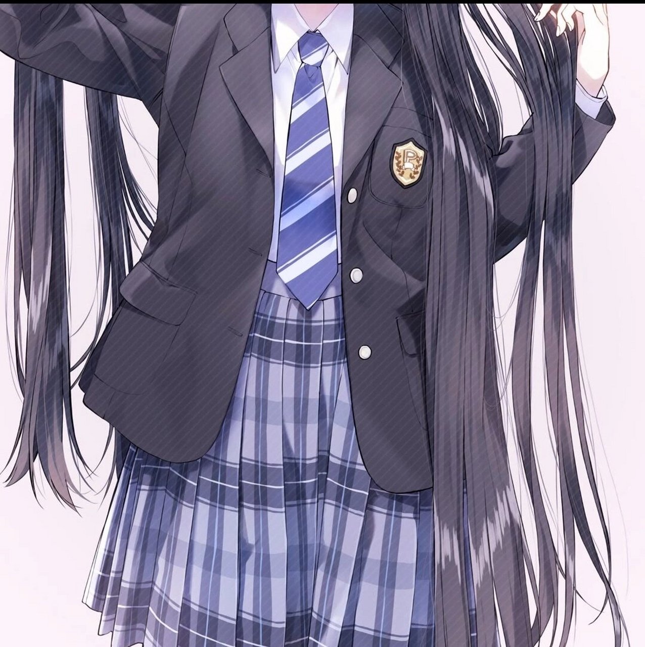 动漫jk制服头像女