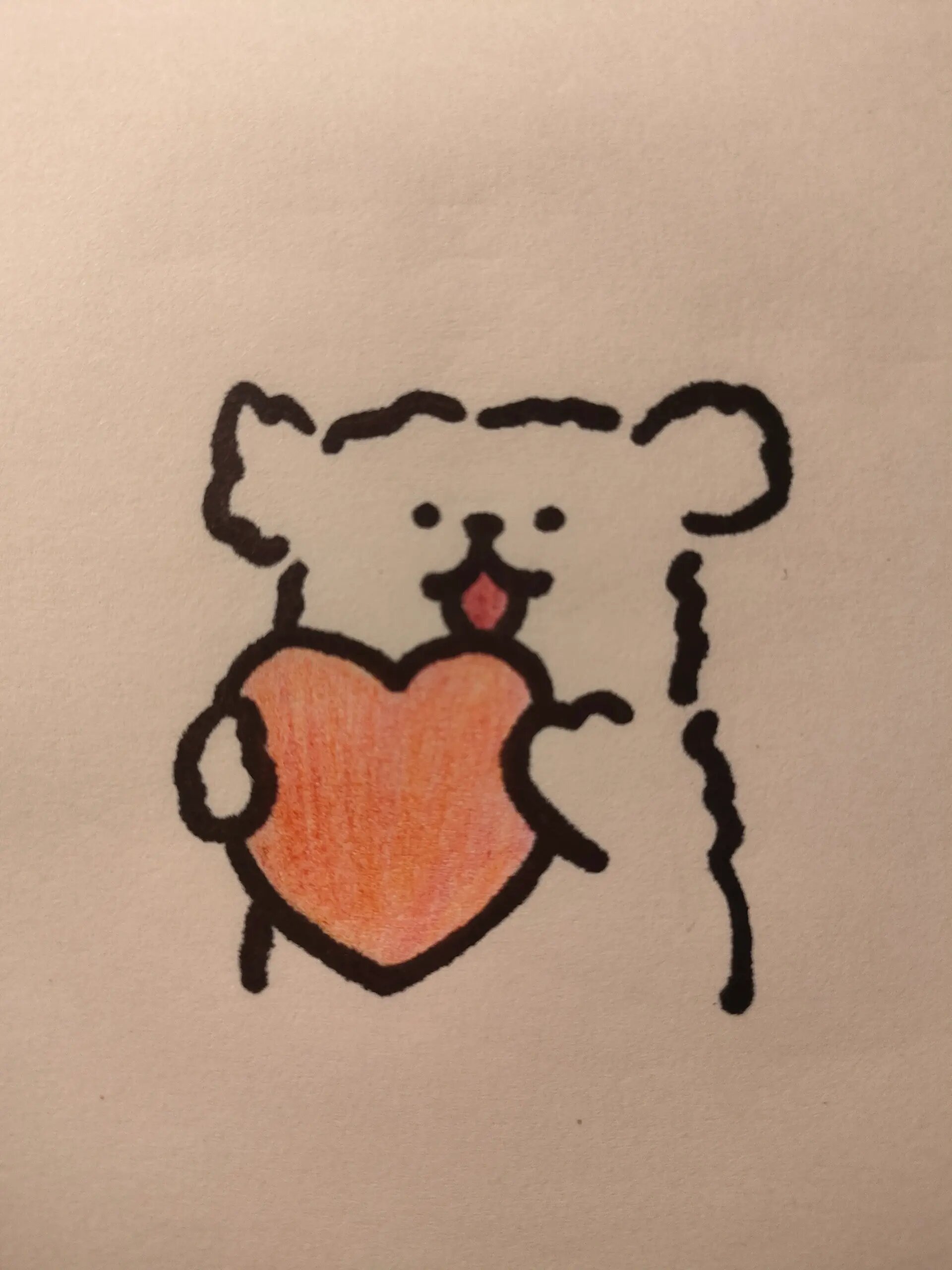 手绘线条小狗(含教程