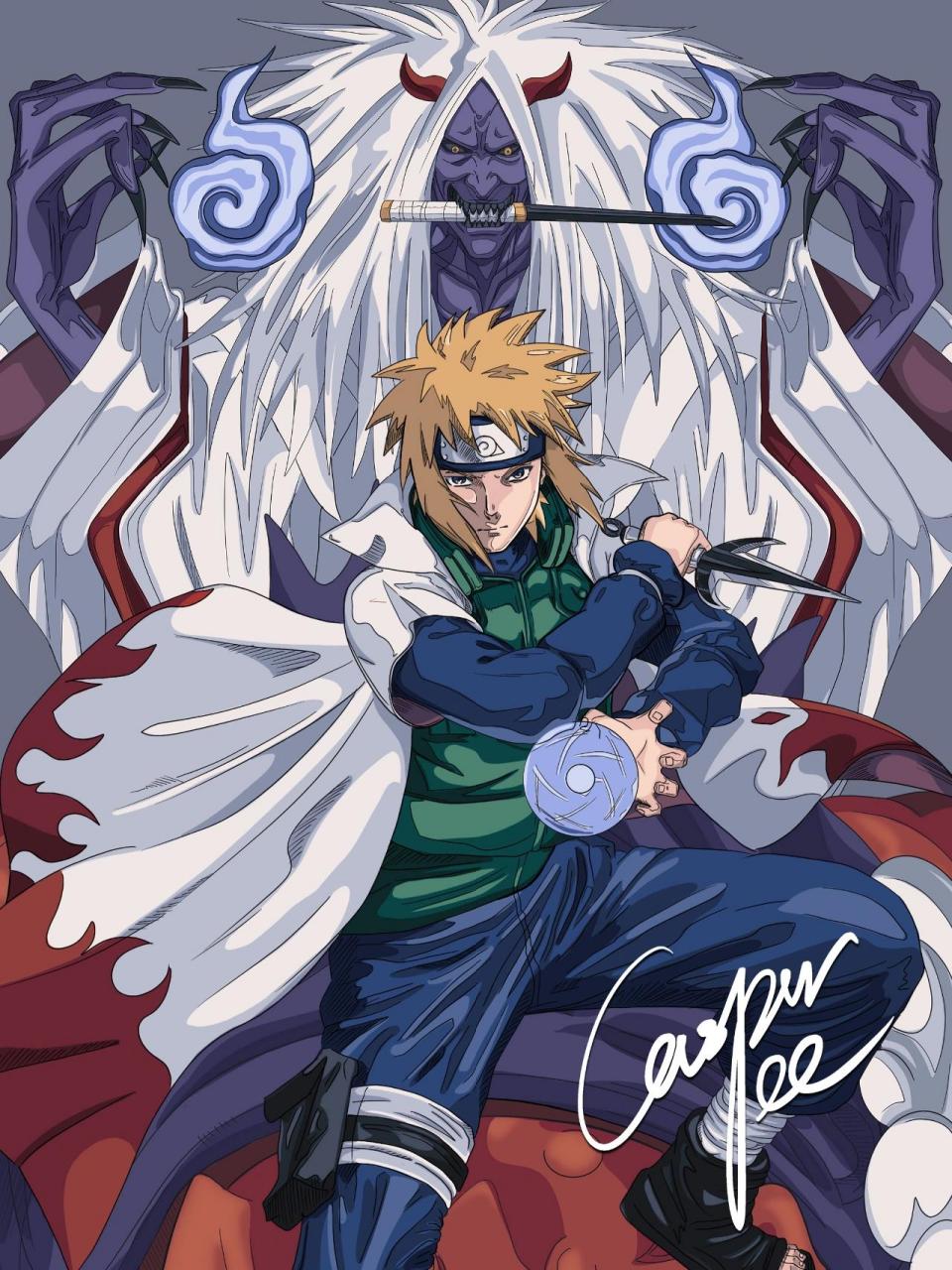 火影忍者 naruto 《波风 水门》 这周继续是图腾绘,很高兴越来越多