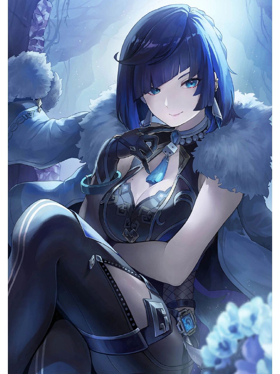 二次元美图|《原神》夜兰 获取原图请我,作品整理自pixiv,侵删～ p1