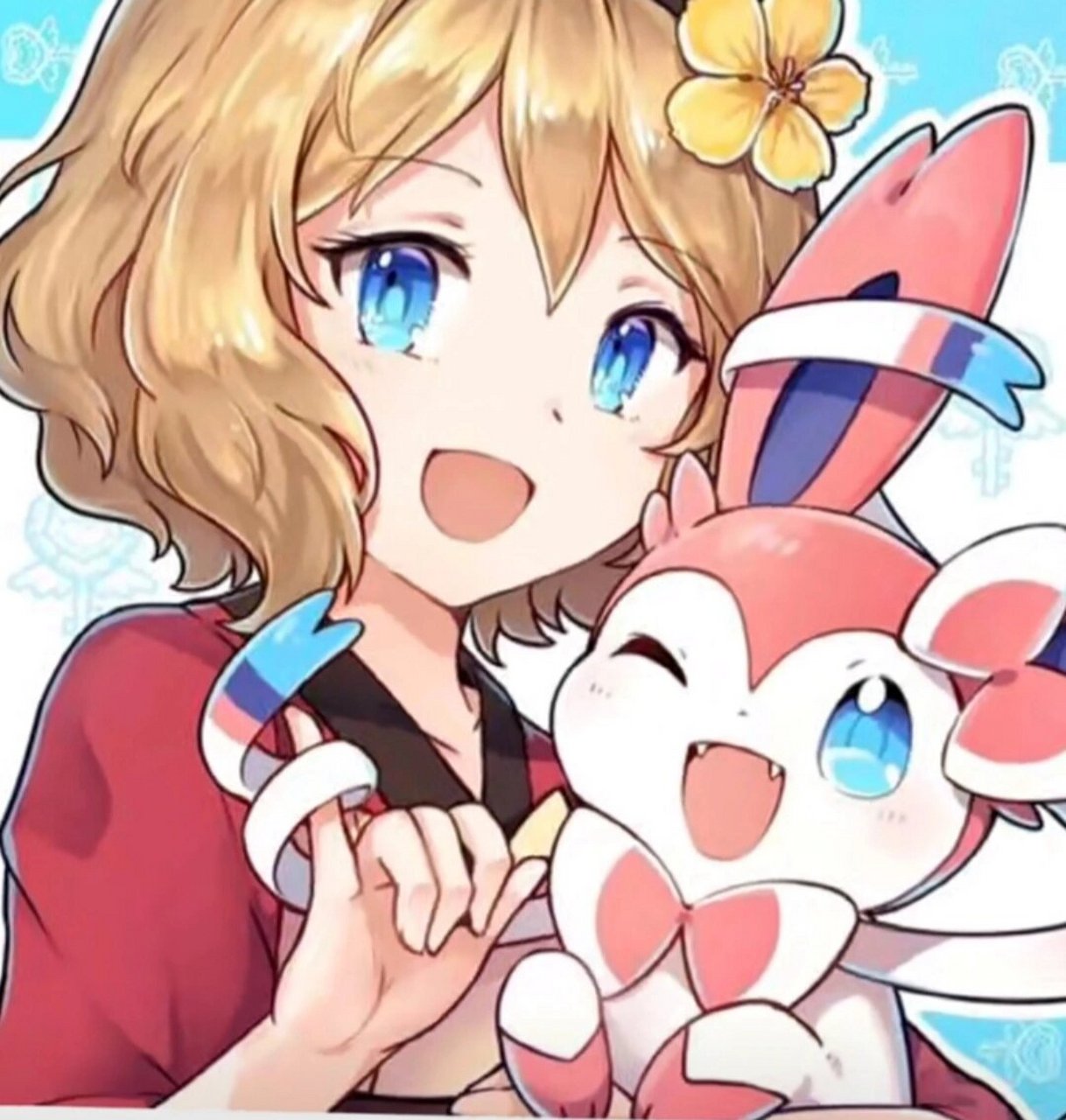 宝可梦小智莎莉娜图片 这是上一个视频的图片吧?