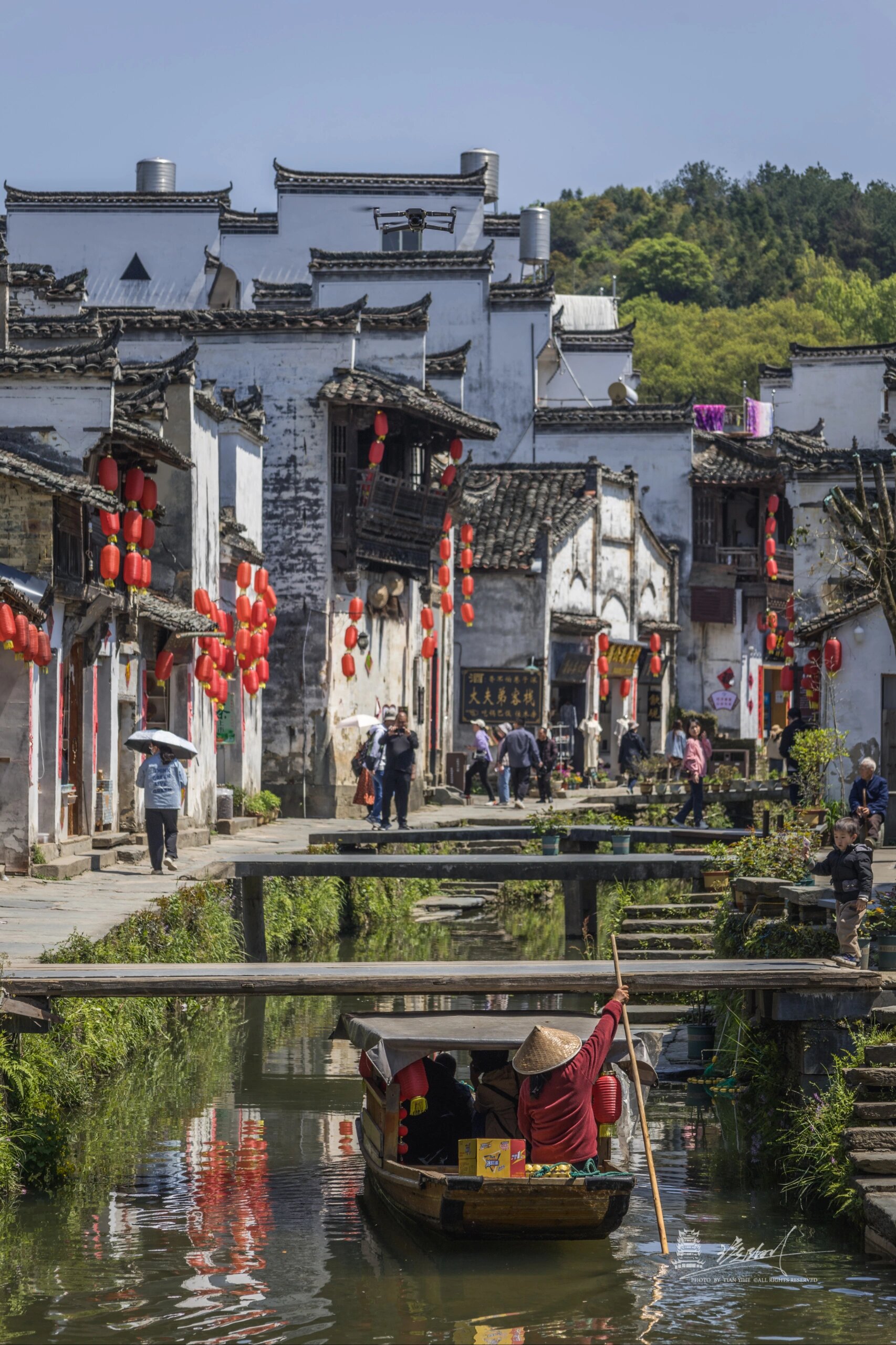 佳能eos rp 镜头95 rf 24-105mm f4 地点97 江西婺源李坑村 	 被