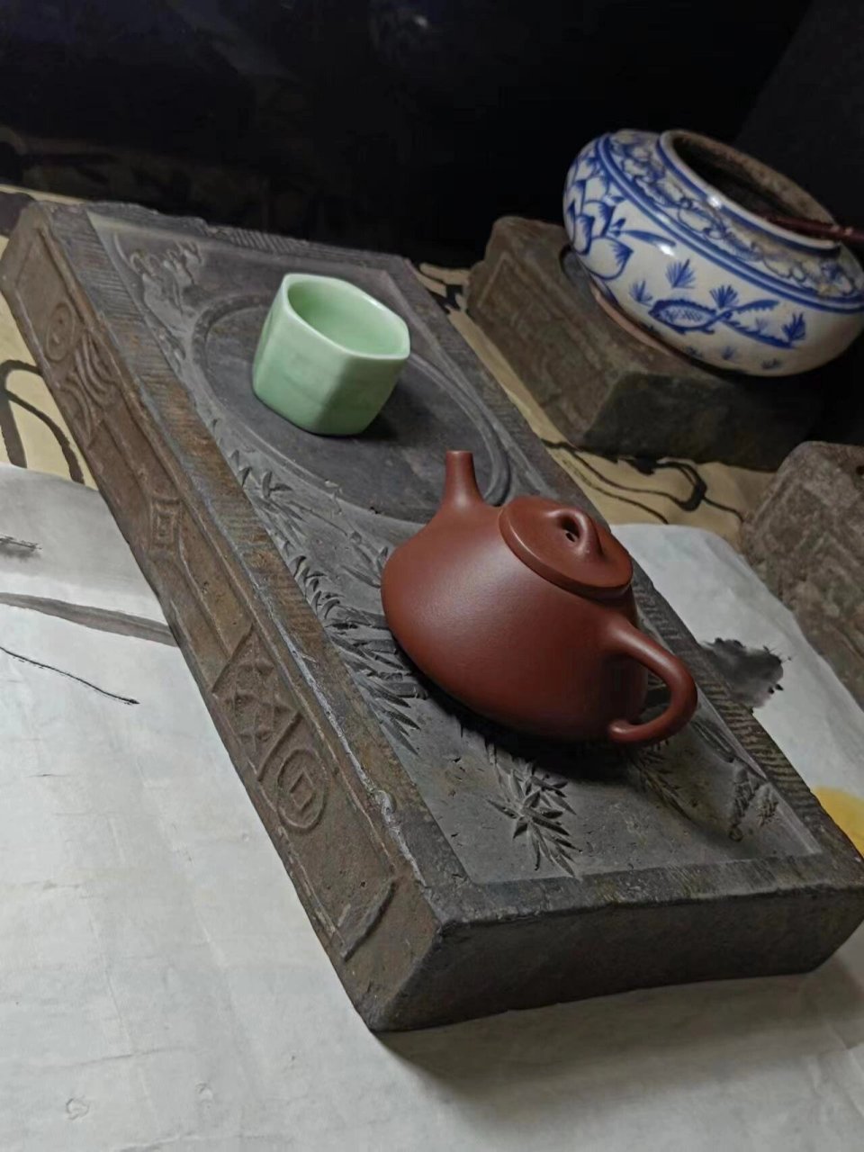 古砖老砖干泡台茶台 20多款可选 10/10上新)  古砖砖质紧实细腻,砖体