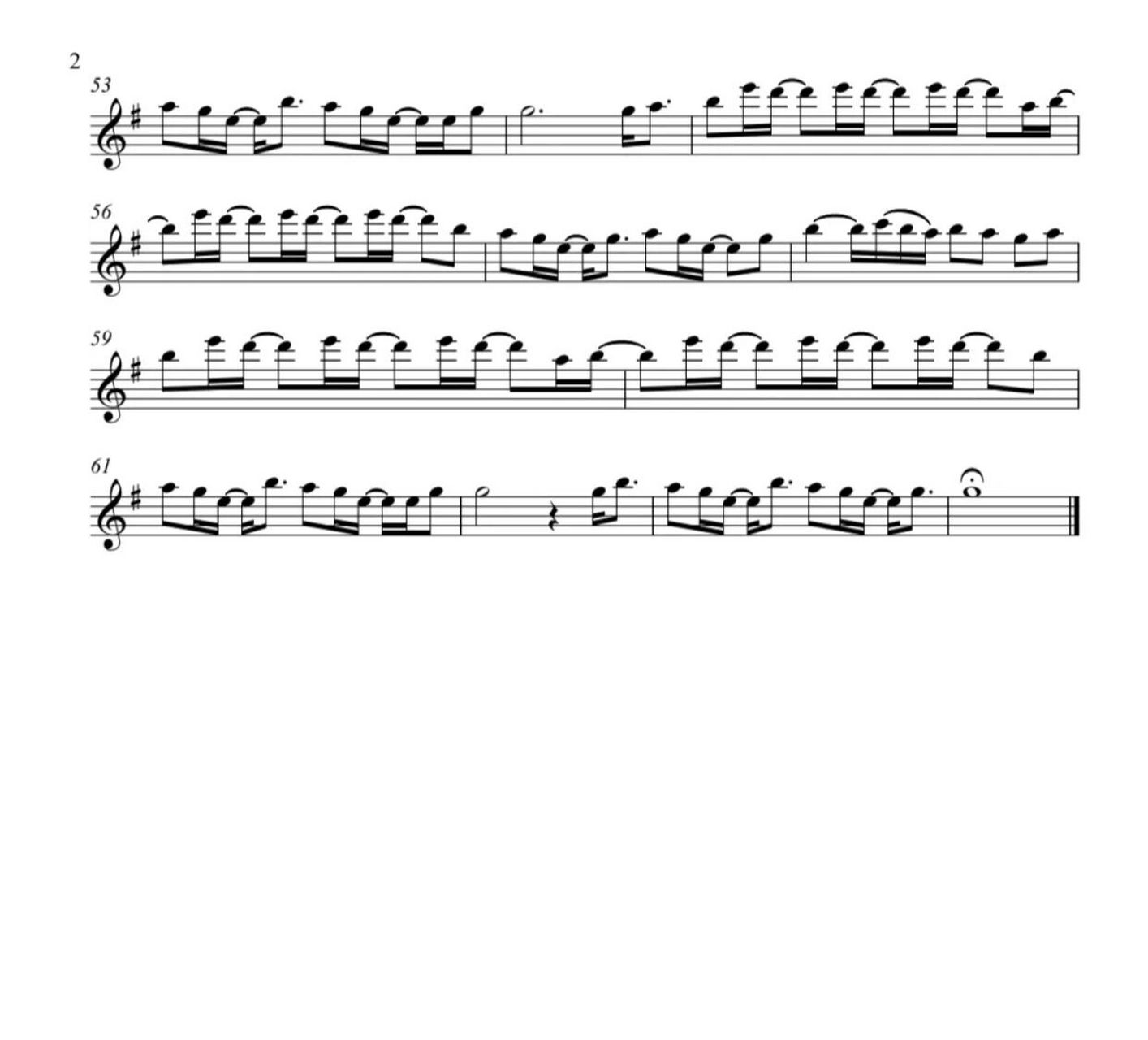 《起风了》长笛乐谱